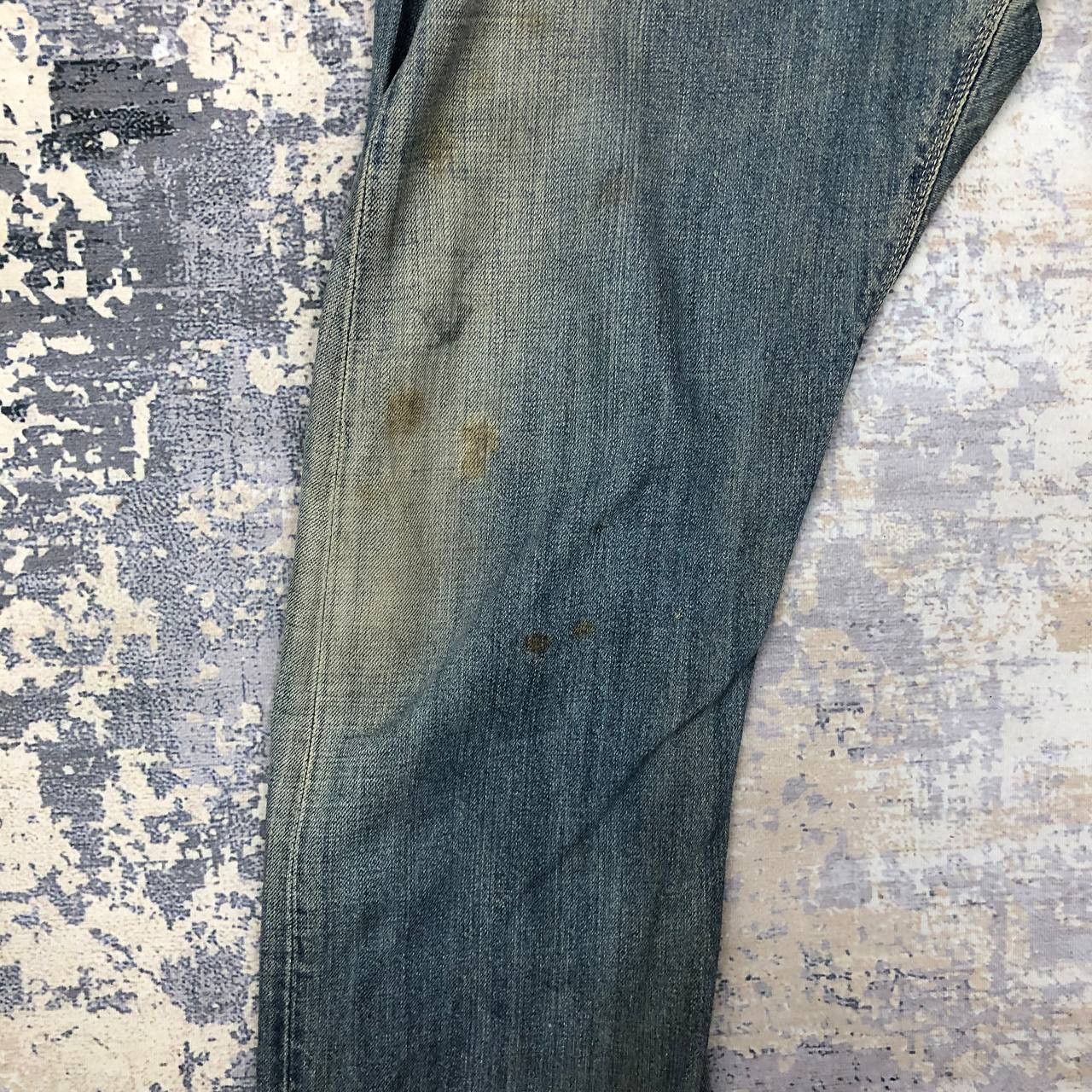 Lee P49 VTG UNION MADE X LEE DISTRESSED WORWEAR DENIM Size US 34 / EU 50 - 10 Thumbnail