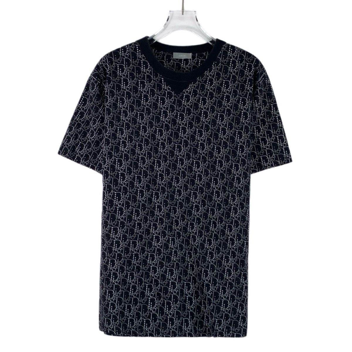 Dior Dior All Over Monogram Logo Print Short Sleeve T-Shirt K26WX Size US M / EU 48-50 / 2 - 1 Thumbnail