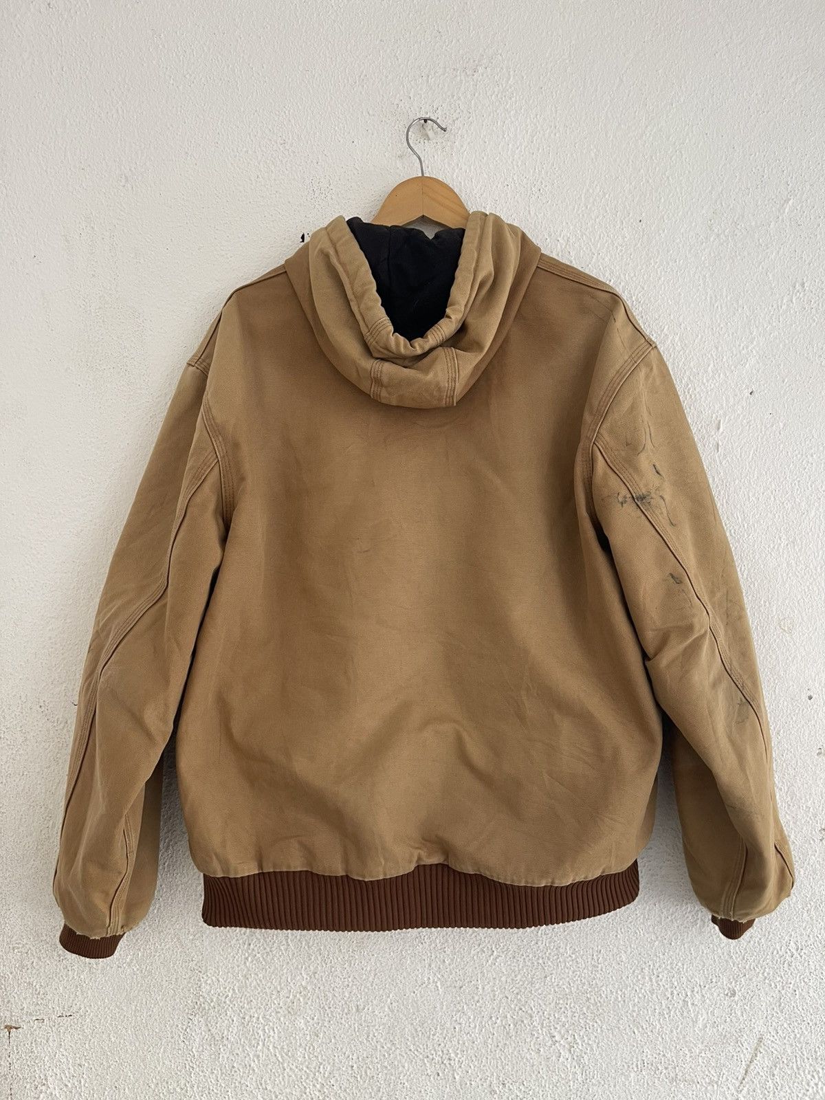 Carhartt Carhartt Active Jacket Hooded Brown Canvas Size US L / EU 52-54 / 3 - 4 Thumbnail