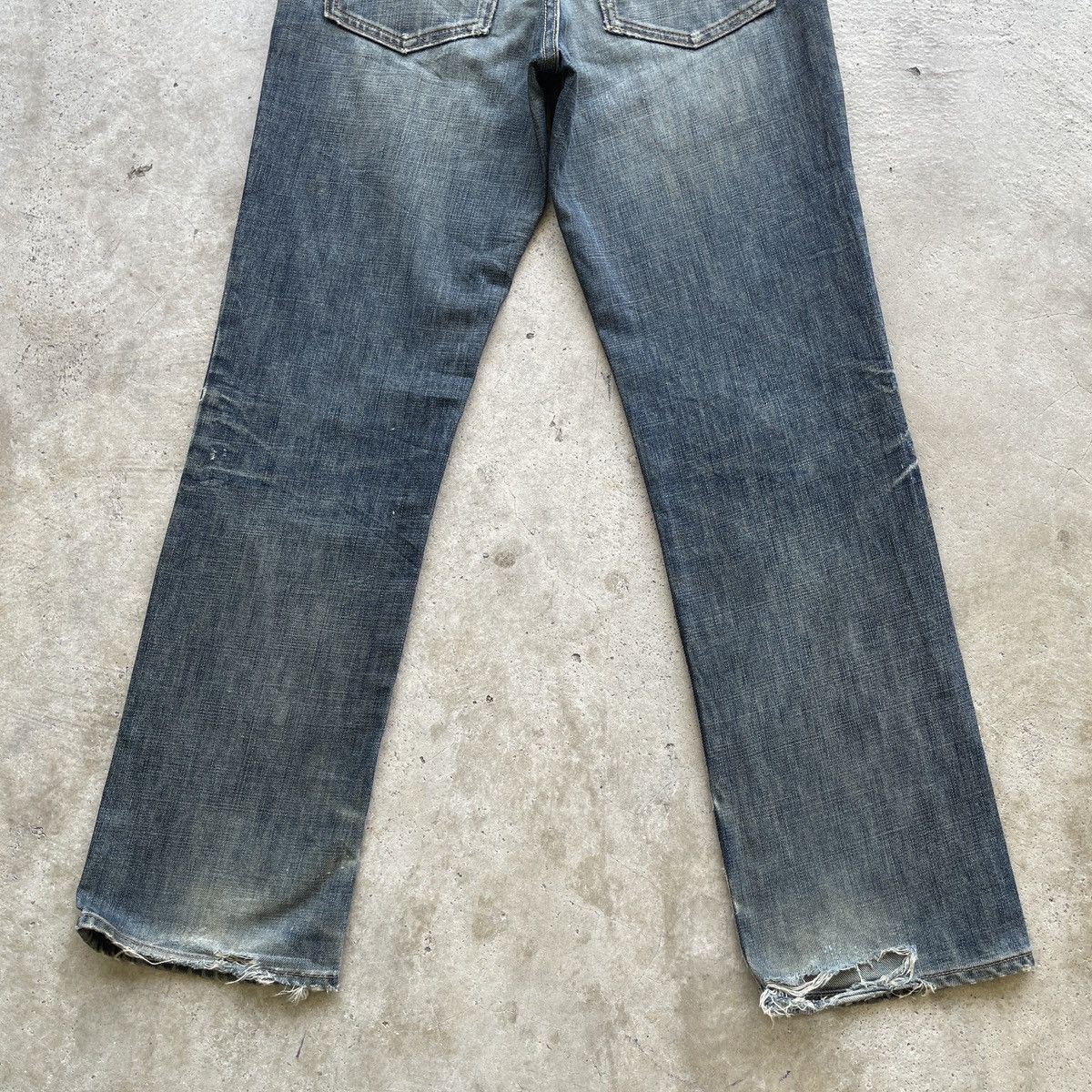 Gap Vintage Gap Straight Fit Denim Distressed Rusty Jeans Pants Size US 29 - 12 Thumbnail