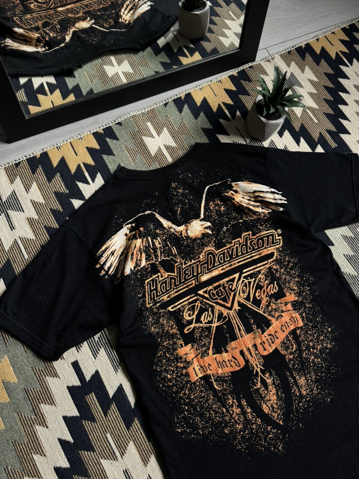 Harley Davidson Vintage Harley Davidson Big Logo Eagle T-shirt Size US M / EU 48-50 / 2 - 5 Thumbnail