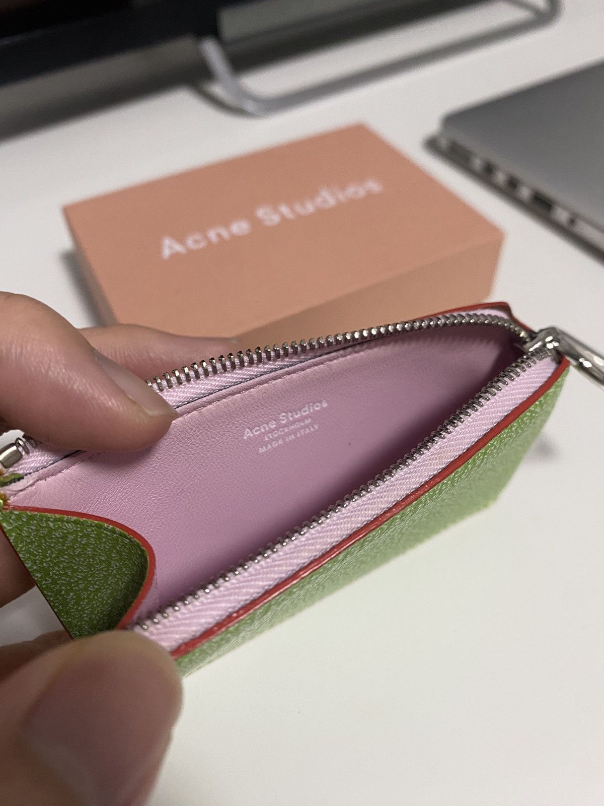 Acne Studios Garnet Print SS17 Coins Purse Size ONE SIZE - 4 Thumbnail