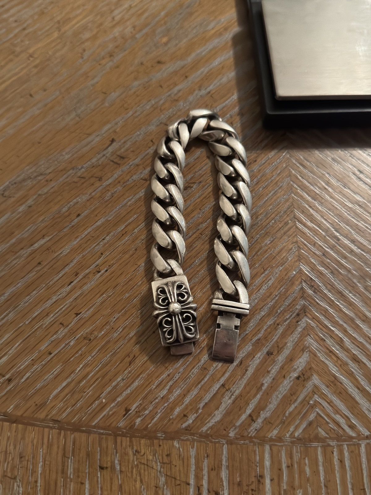 Chrome Hearts Chrome Hearts Keeper ID Cuban Link Bracelet Size ONE SIZE - 3 Thumbnail