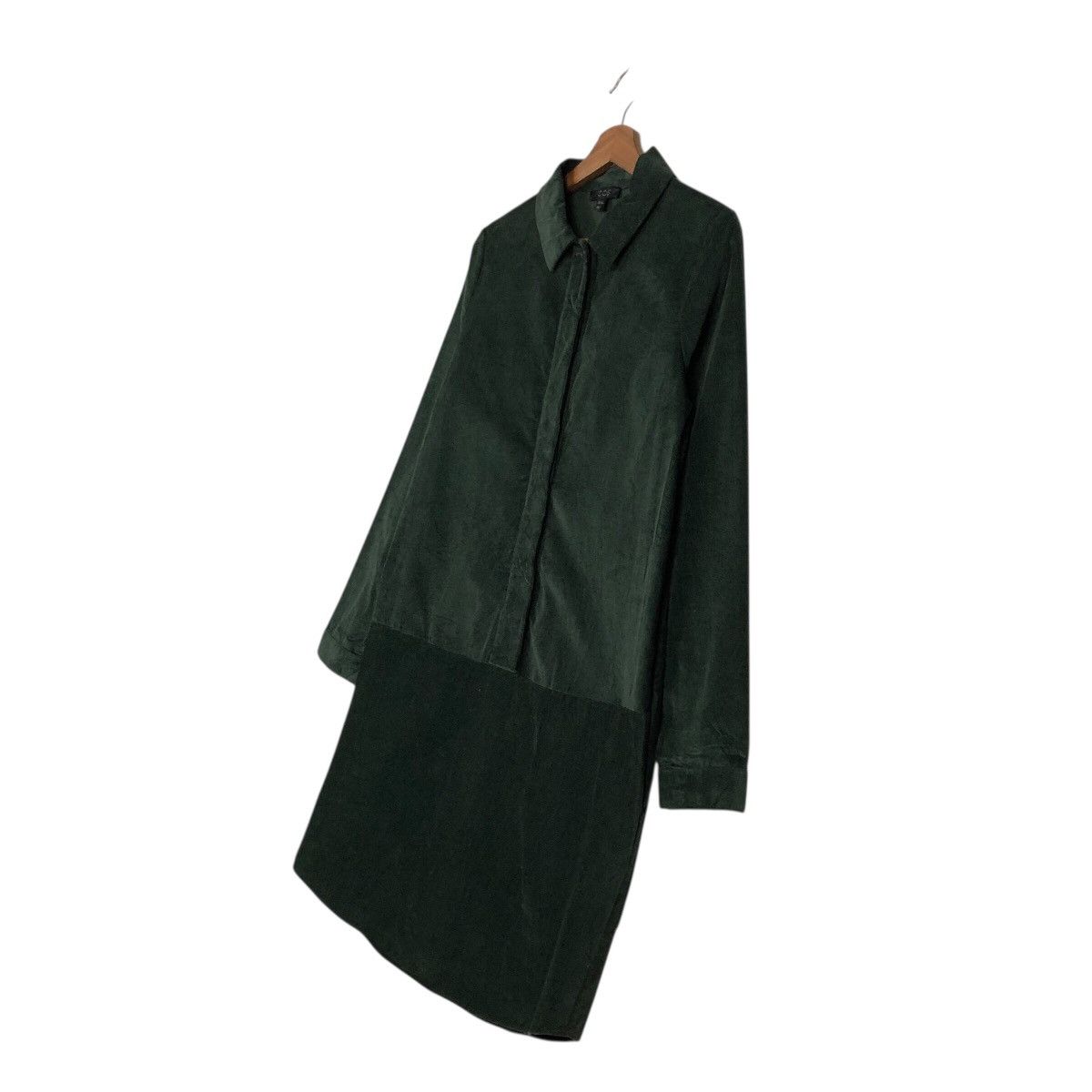 Cos 📌Rich Green Vintage Corduroy Dress COS Size M / US 6-8 / IT 42-44 - 3 Thumbnail
