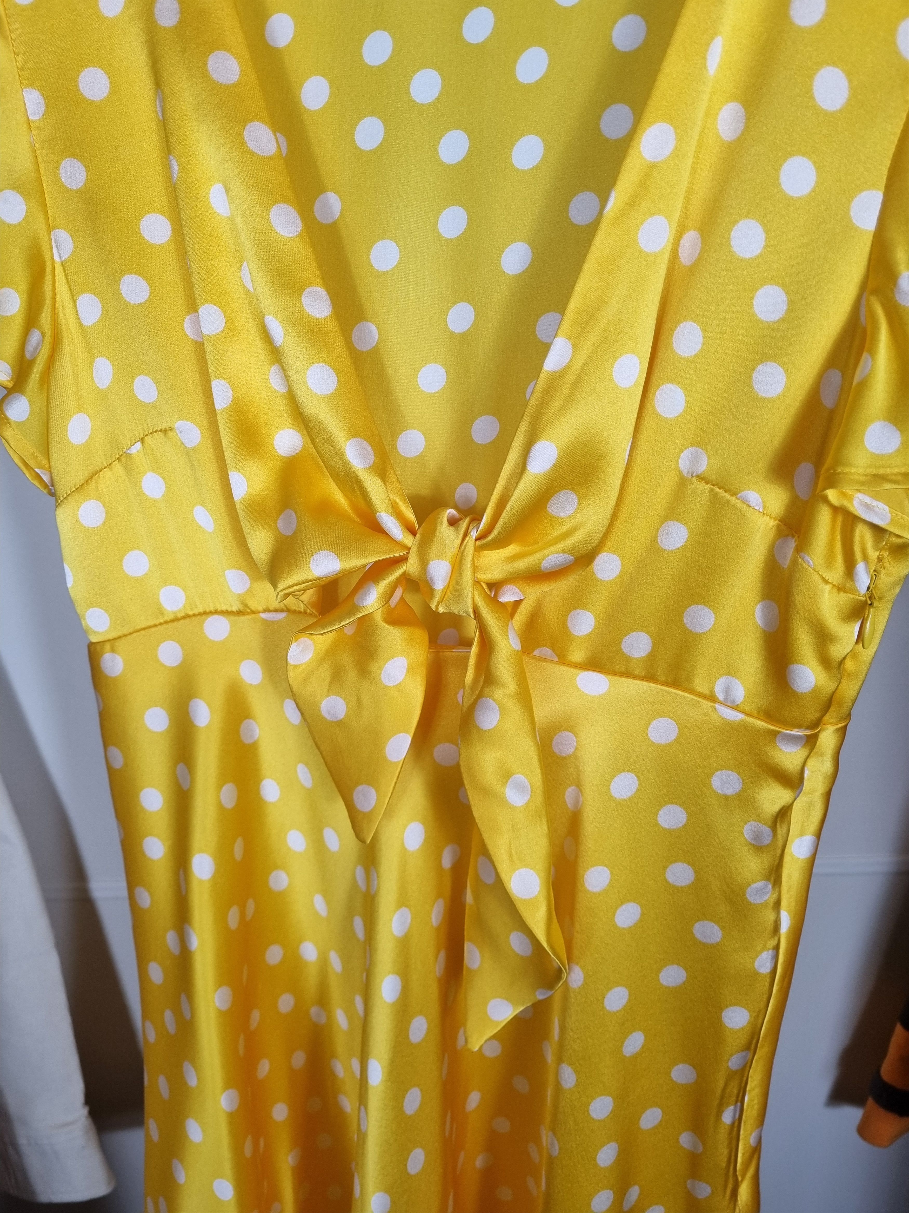 Other Claudie Pierlot Polka-Dot Silk Mini Dress Size XXS / US 00 / IT 34 - 3 Thumbnail