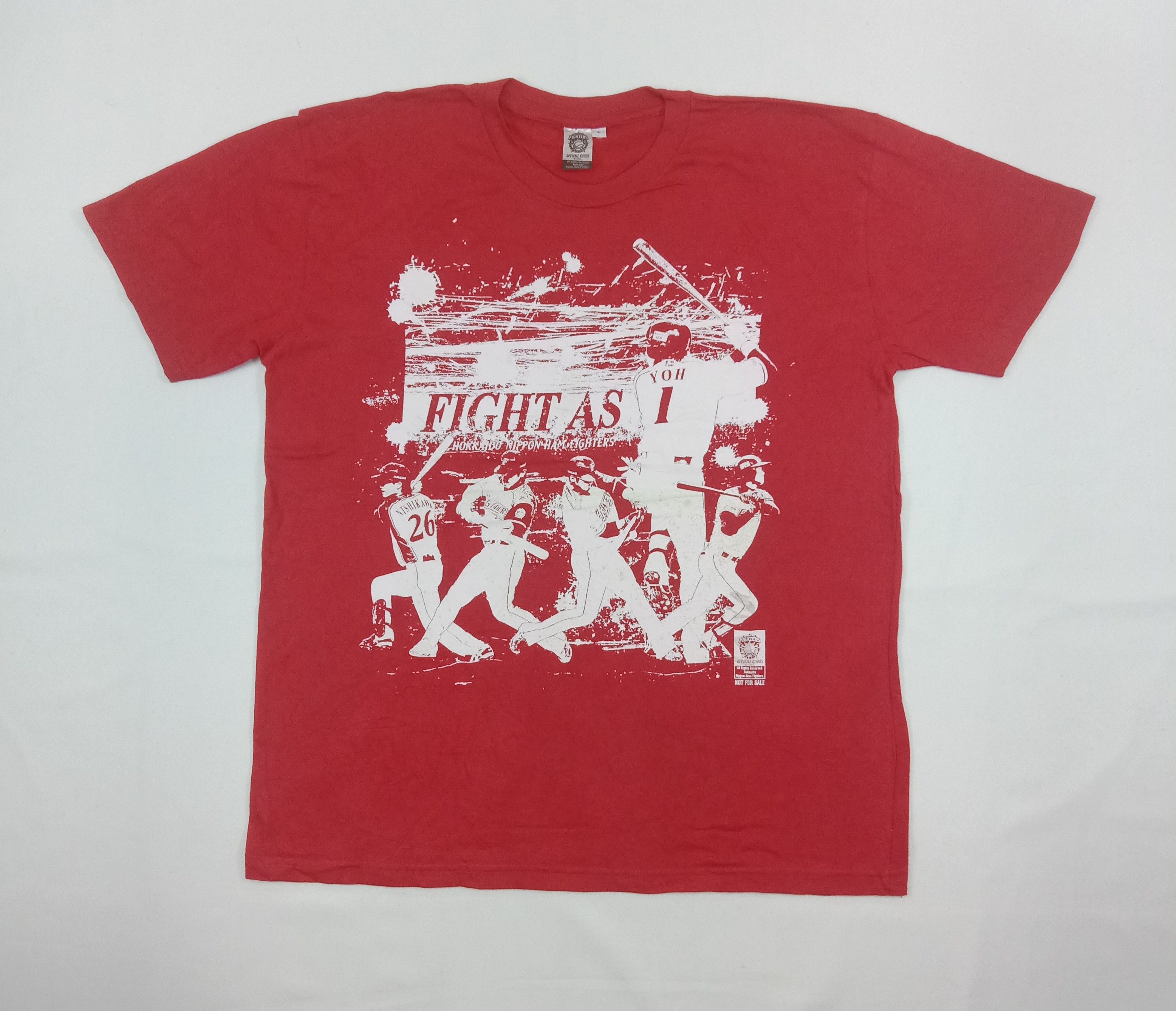 Japanese Brand Vintage Hokkaido Nippon-Ham Fighters Fans Tee Size US L / EU 52-54 / 3 - 1 Thumbnail
