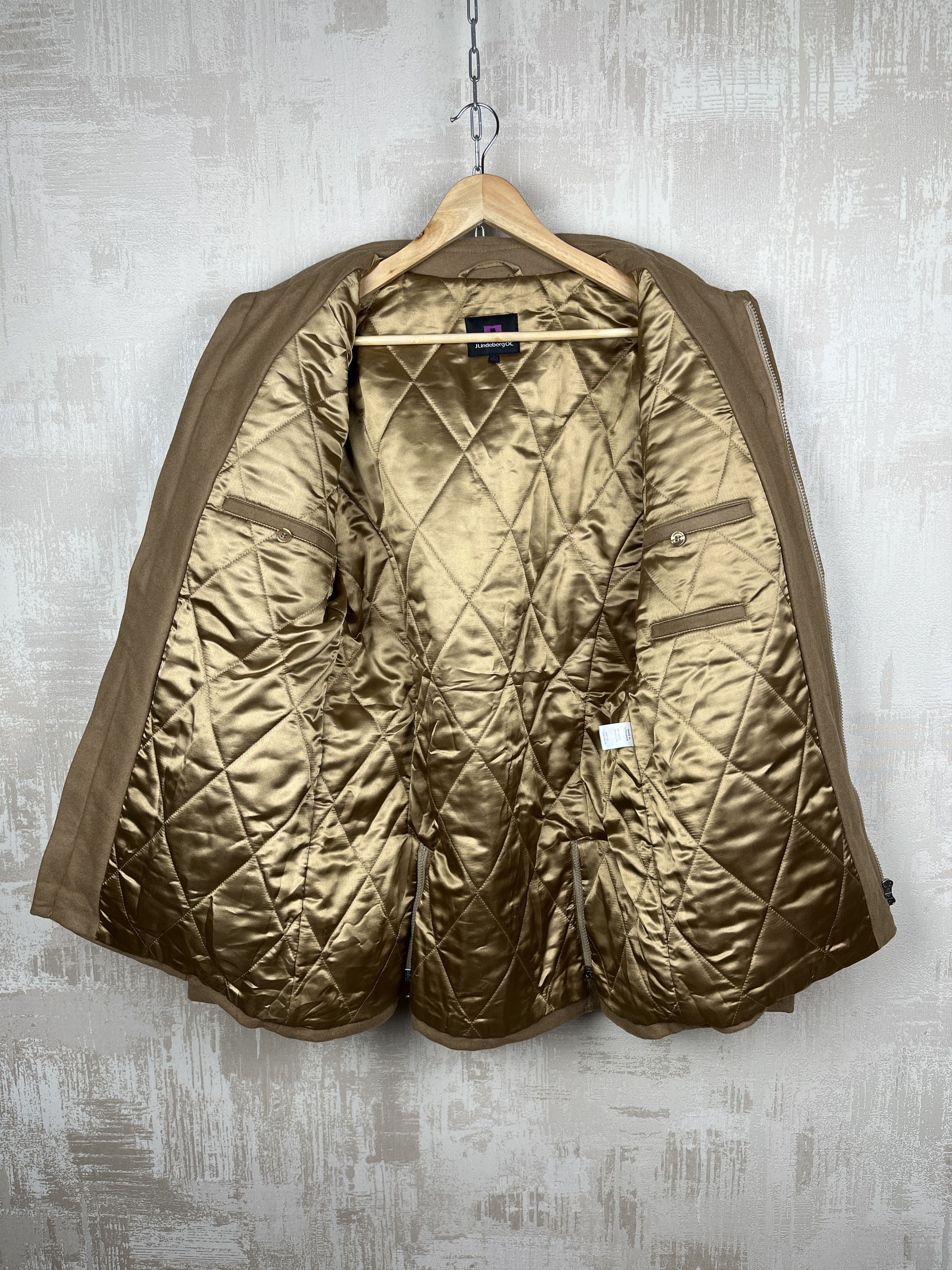 J.Lindeberg J. Lindeberg On Course Wool Blend Sport Coat Jacket Camel Size US L / EU 52-54 / 3 - 13 Thumbnail