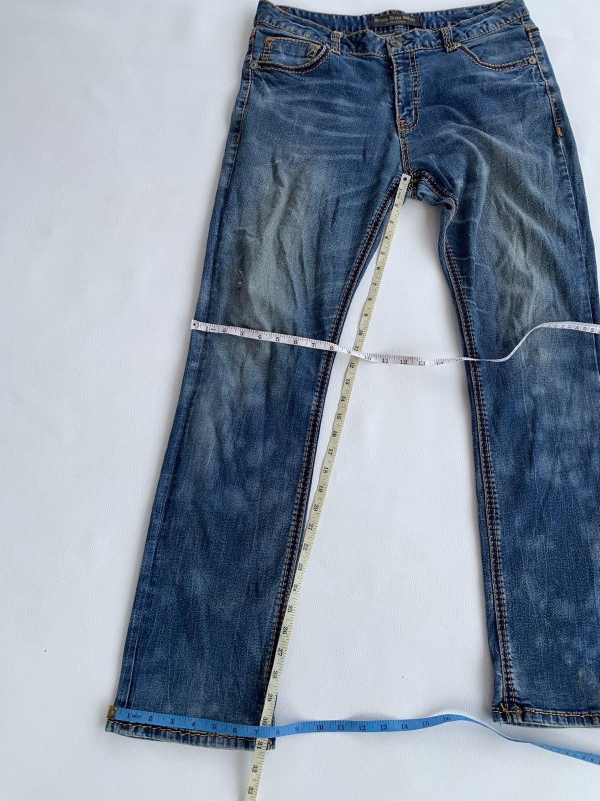 Japanese Brand Britpop Denim InCrux Japanese Basic Jeans Size US 33 - 10 Thumbnail