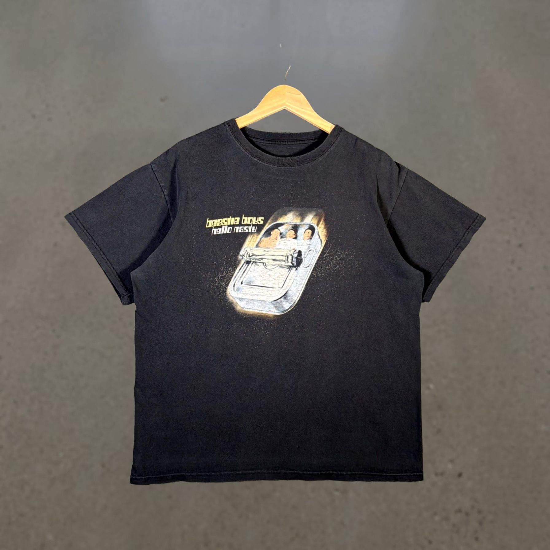 Vintage Beastie Boys Shirt Adult Medium Black 1998 Hello Nasty Band Concert 90s Graphic T-Shirt, Men's
