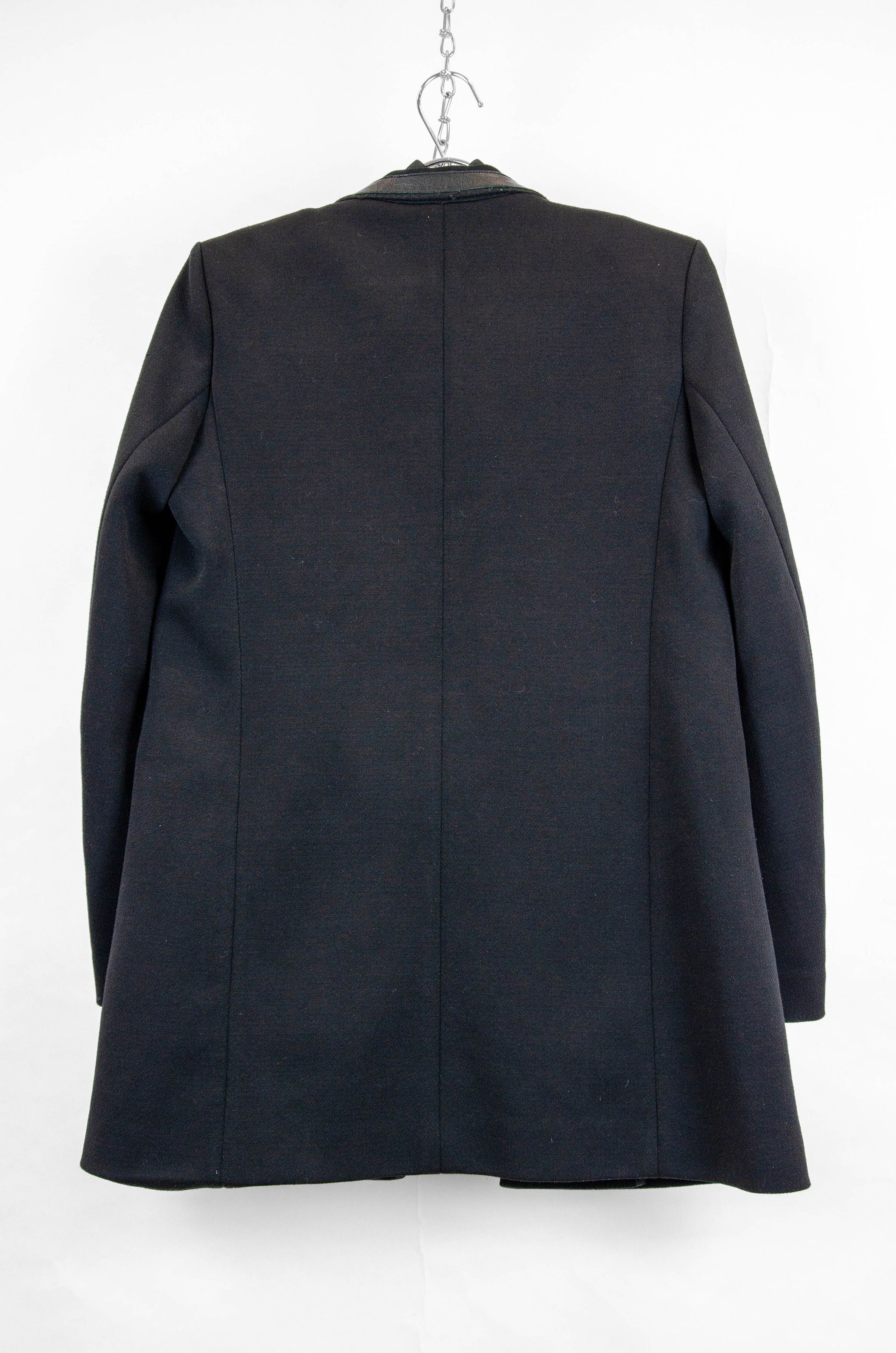 Sandro Sandro Leather Trim Blazer – Size 36 Size XS / US 0-2 / IT 36-38 - 2 Thumbnail