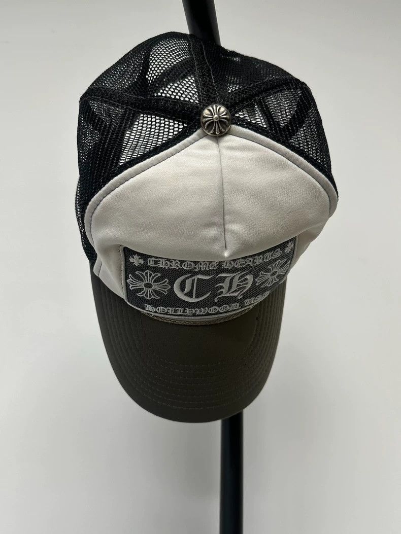 Chrome Hearts Chrome Hearts Brown White Trucker Hat - dmc Size ONE SIZE - 1 Thumbnail