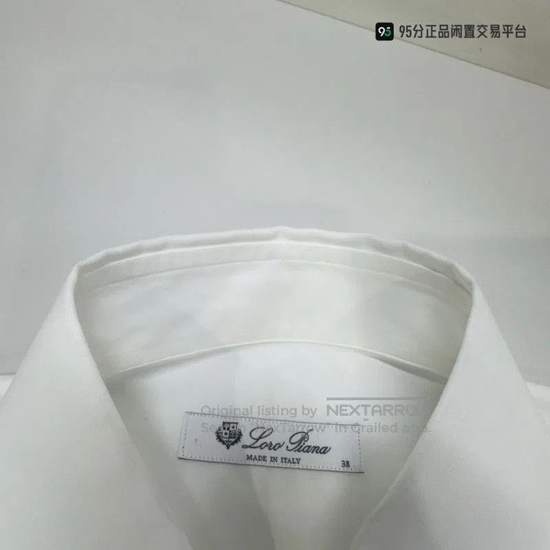 Loro Piana Loro Piana Men's Classic White Button. Size US S / EU 44-46 / 1 - 5 Thumbnail