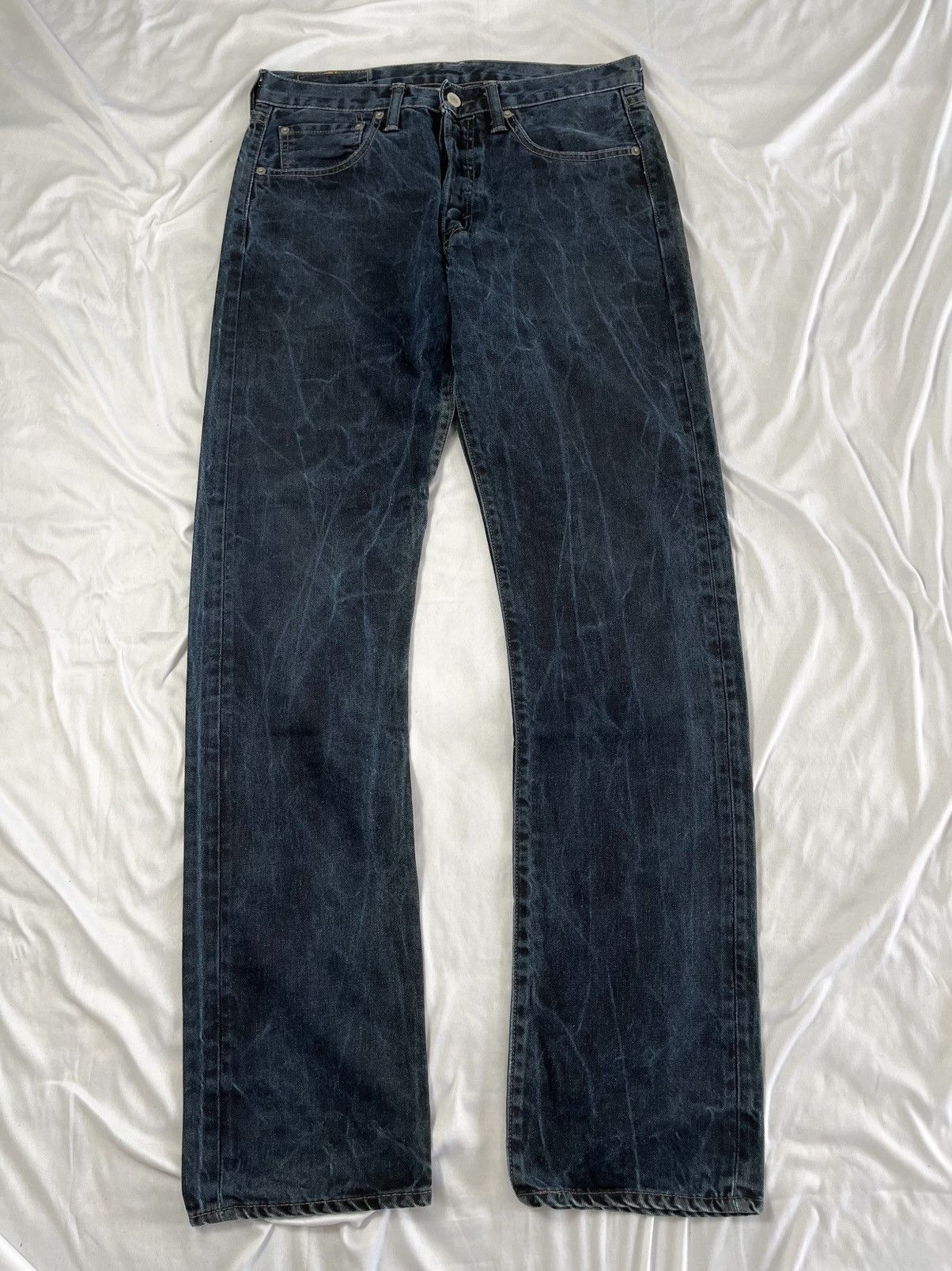 Levi's LEVIS STONEWASH acid JEANS 501 RARE Size US 31 - 2 Thumbnail