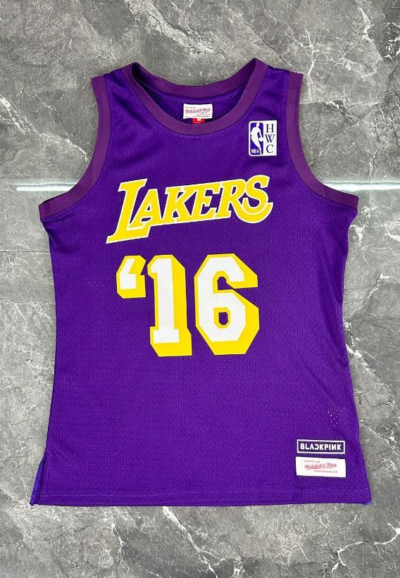 NBA Los Angeles Lakers #16 Blackpink Jersey Size US M / EU 48-50 / 2 - 2 Thumbnail
