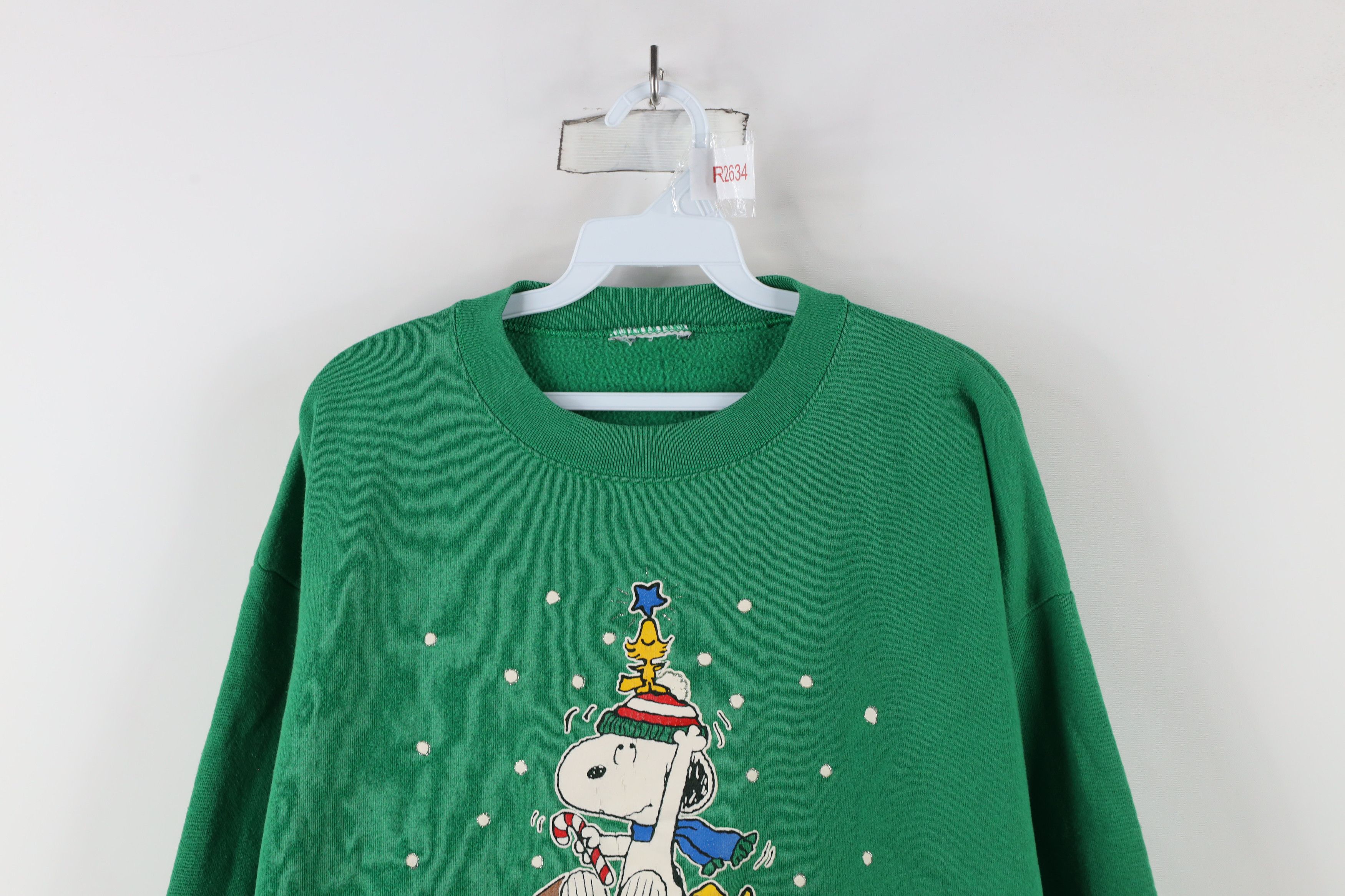 Vintage Vintage 90s Charlie Brown Peanuts Christmas Tree Sweatshirt Size US L / EU 52-54 / 3 - 2 Thumbnail