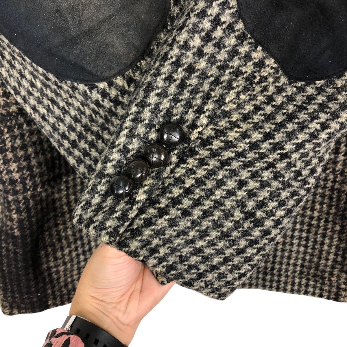 Harris Tweed 🔥80’s Vintage Harris Tweed Wool Jacket Herringbone Design Size M / US 6-8 / IT 42-44 - 12 Thumbnail