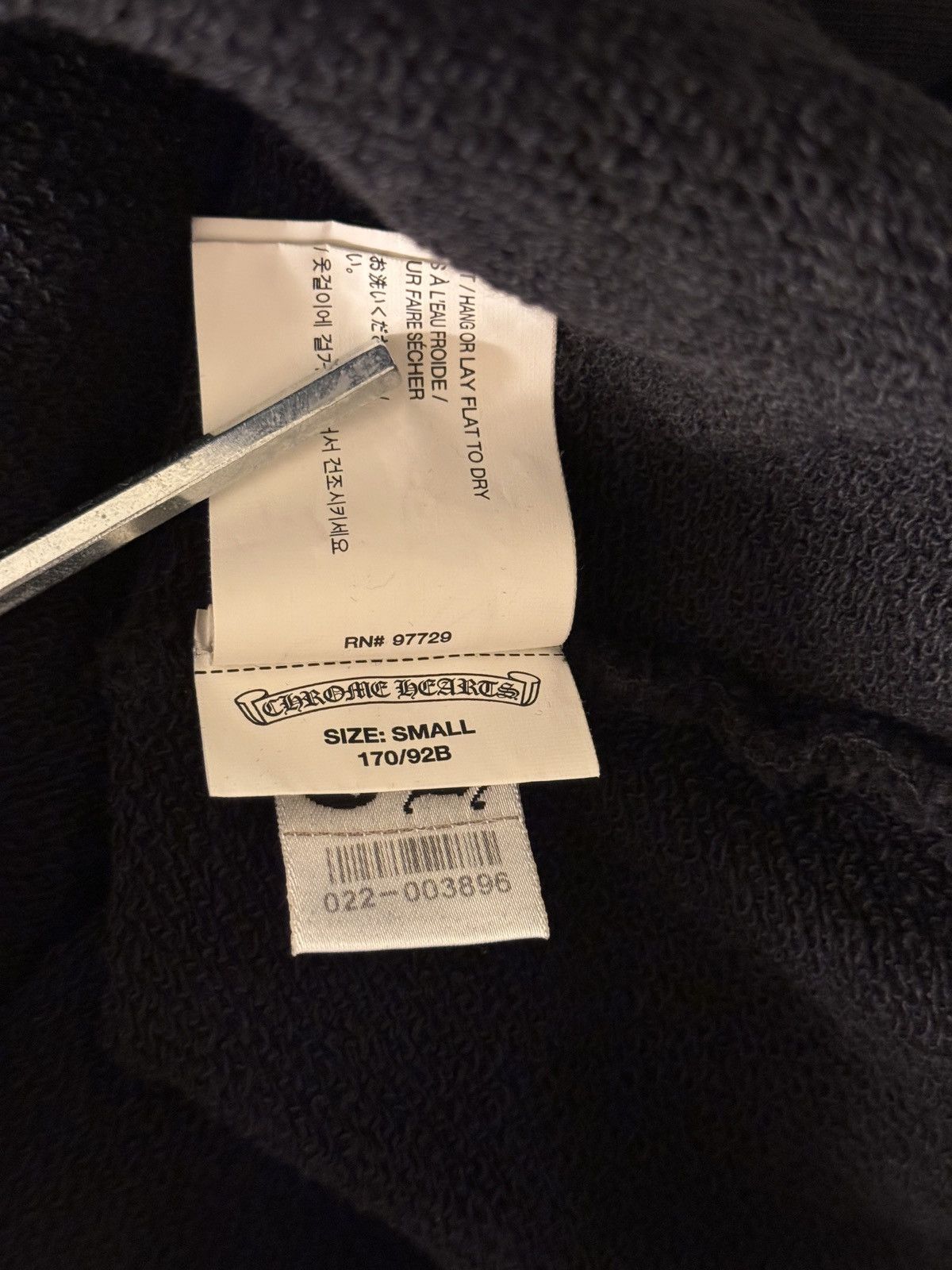 Chrome Hearts RARE Chrome hearts 99 eyes double hooded hoodie Size US S / EU 44-46 / 1 - 9 Thumbnail