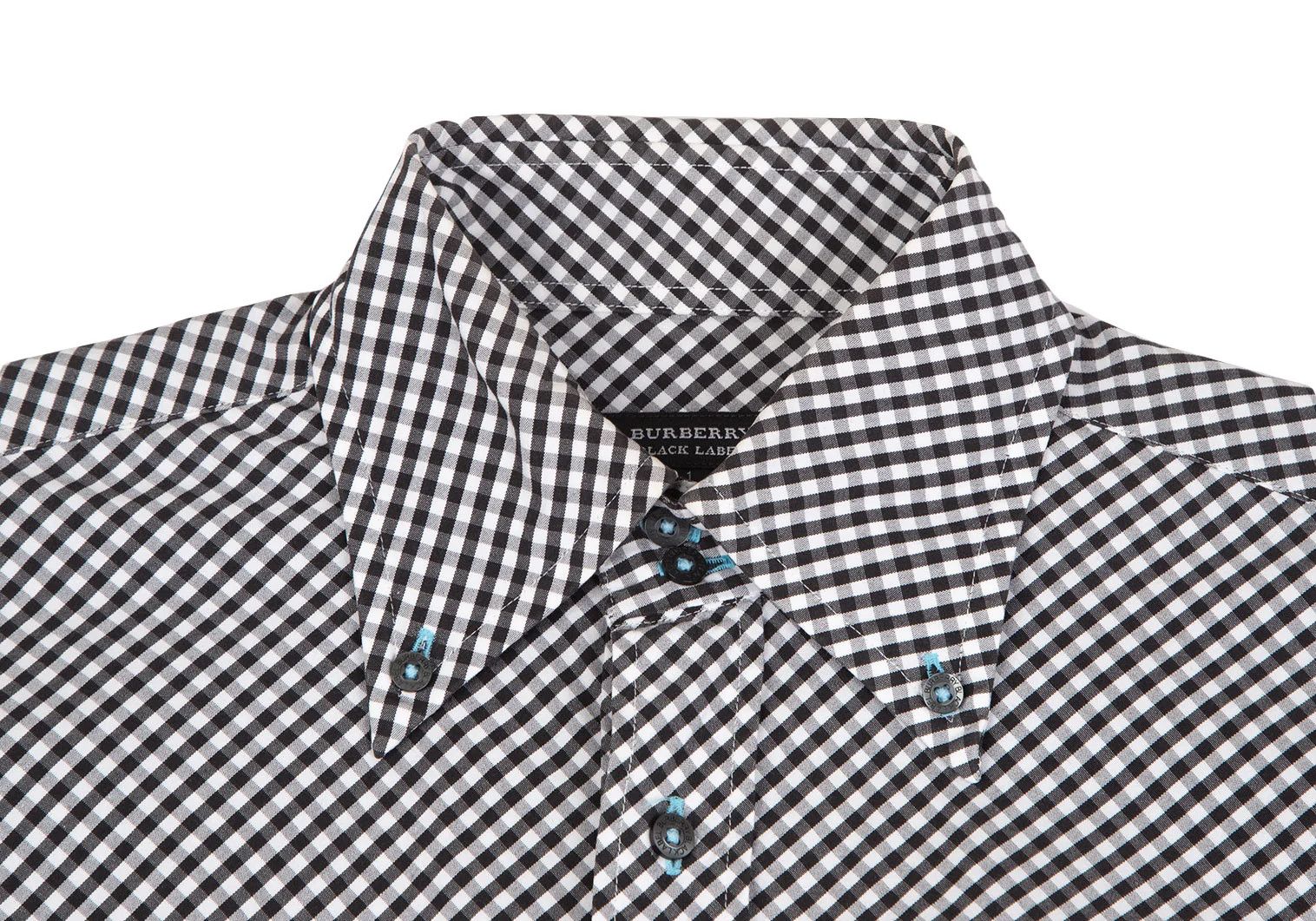 Burberry Gingham Check Button-Down Shirt in Black and White Size US S / EU 44-46 / 1 - 3 Thumbnail