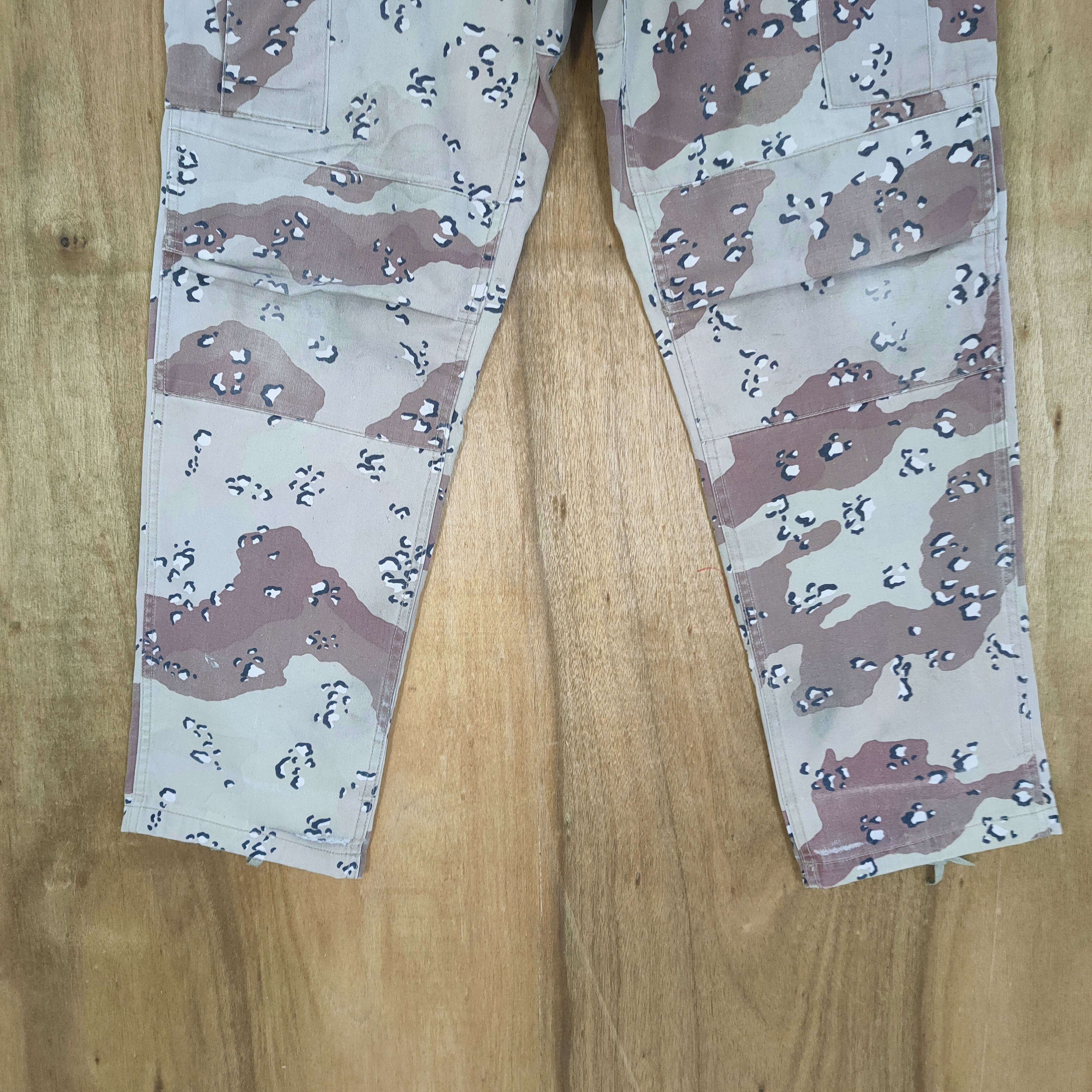 Vintage VINTAGE MILITARY CAMO FADED CARGO PANTS Size US 34 / EU 50 - 3 Thumbnail