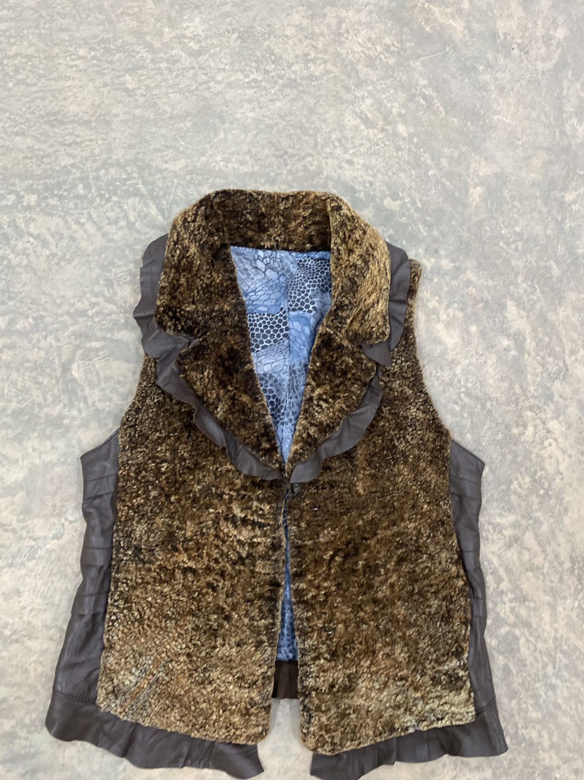 Japanese Brand JAPAN FLEECE SNAKESKIN VEST LGB HYSTERIC 90s GOTHIC Size S / US 4 / IT 40 - 2 Thumbnail