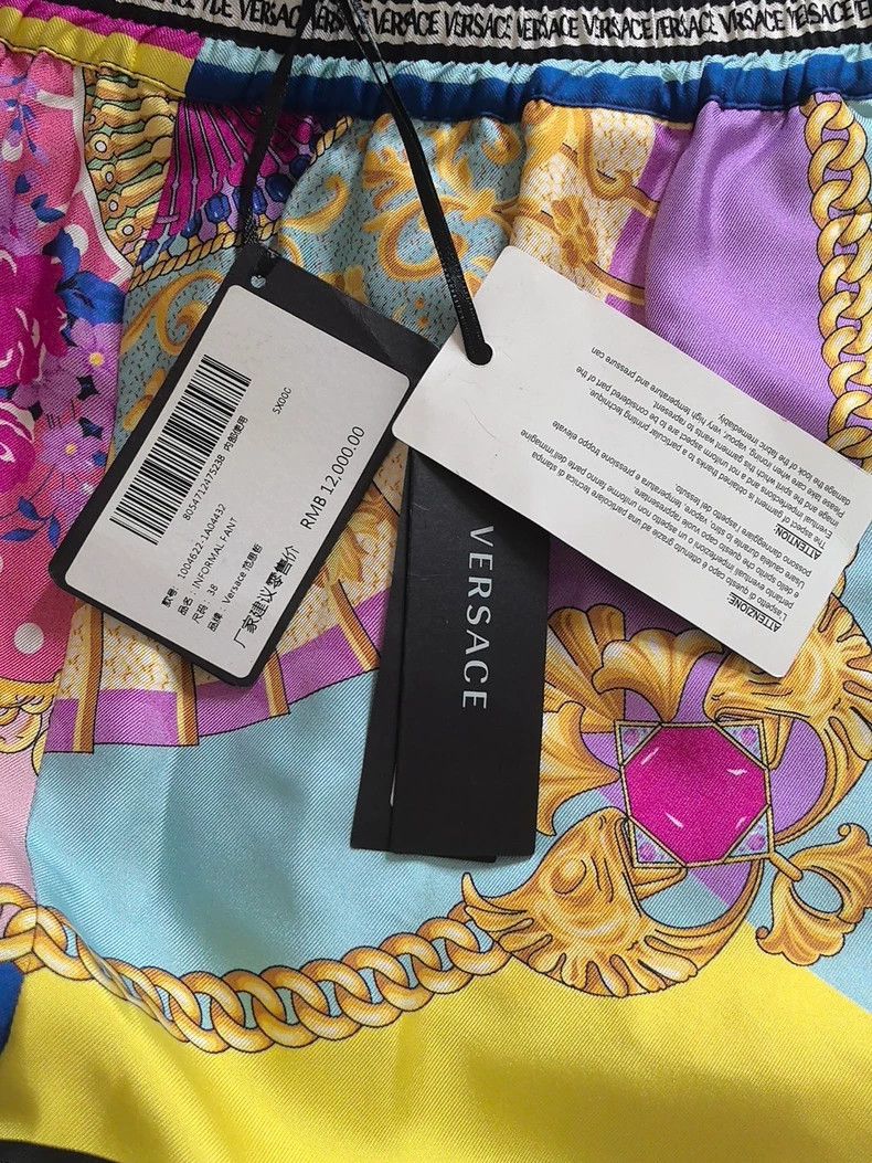 Versace Versace Printed pants Size 37" - 3 Thumbnail