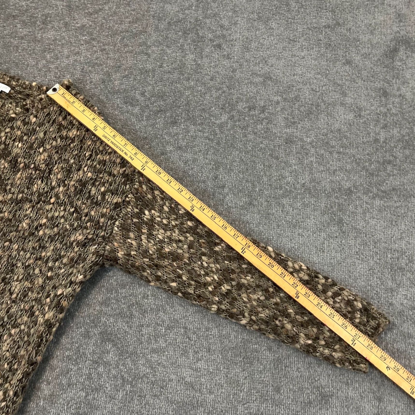 J. Jill J. Jill Sweater Womens Large Brown Wool Blend Pullover Knit Long Sleeve Textured Size L / US 10 / IT 46 - 5 Thumbnail