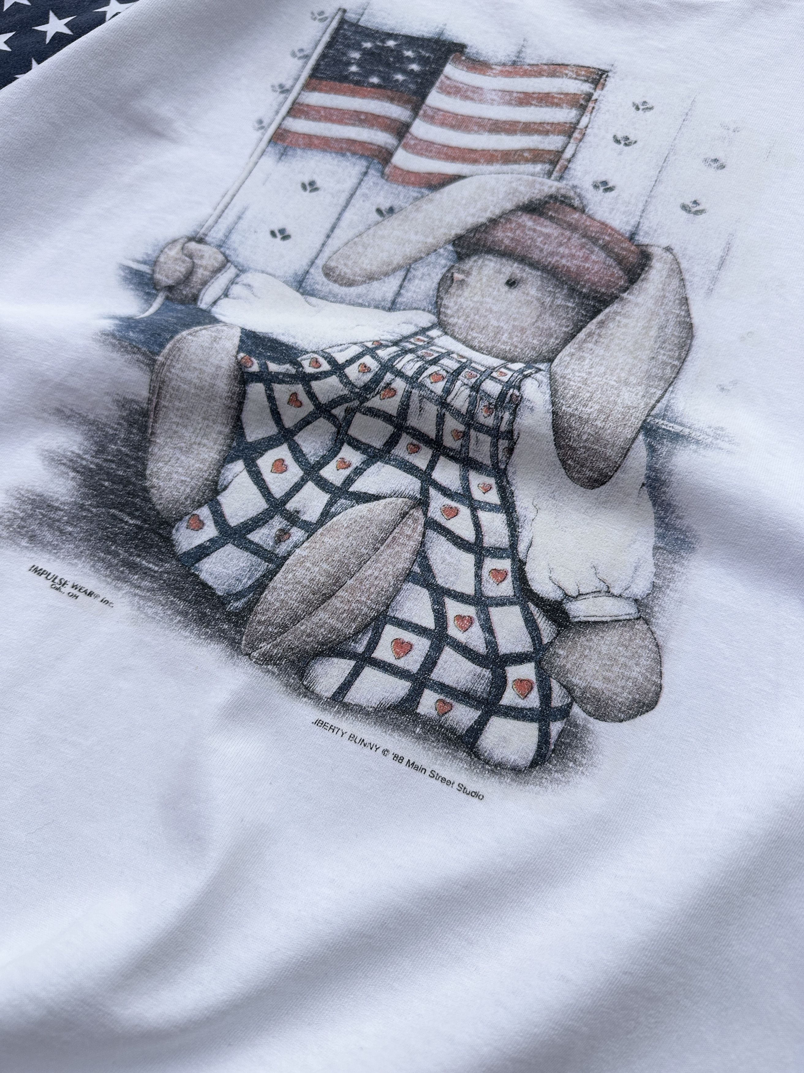 Vintage vintage 80s liberty bunny usa shirt Size US L / EU 52-54 / 3 - 4 Thumbnail