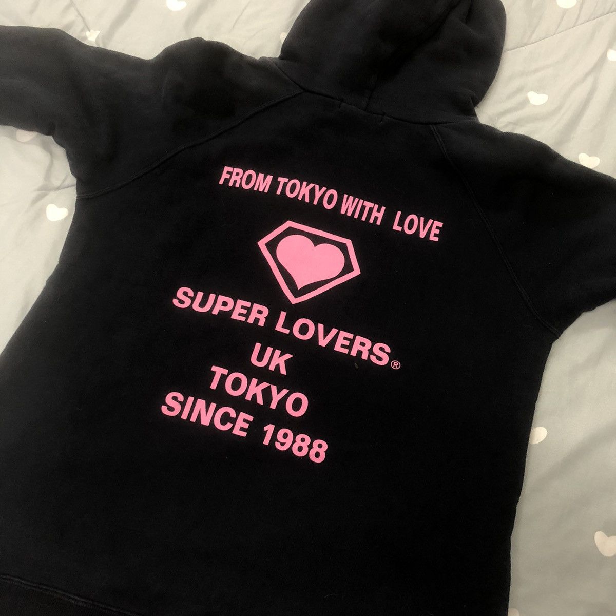Japanese Brand Super Lovers Hoodie Size S / US 4 / IT 40 - 7 Thumbnail