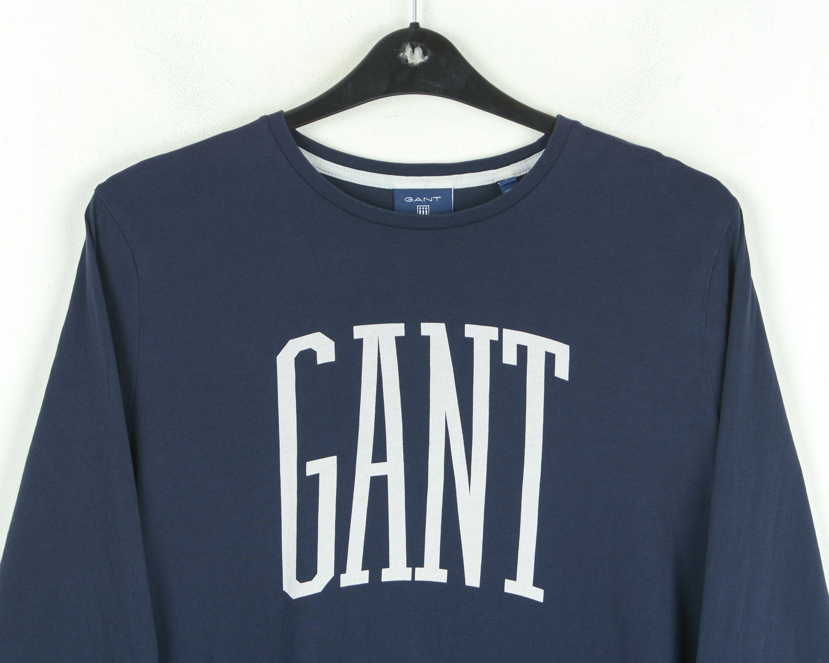 Gant Sweatshirt T Shirt S Cotton Navy Blue Logo Casual Pullover Size US S / EU 44-46 / 1 - 2 Thumbnail