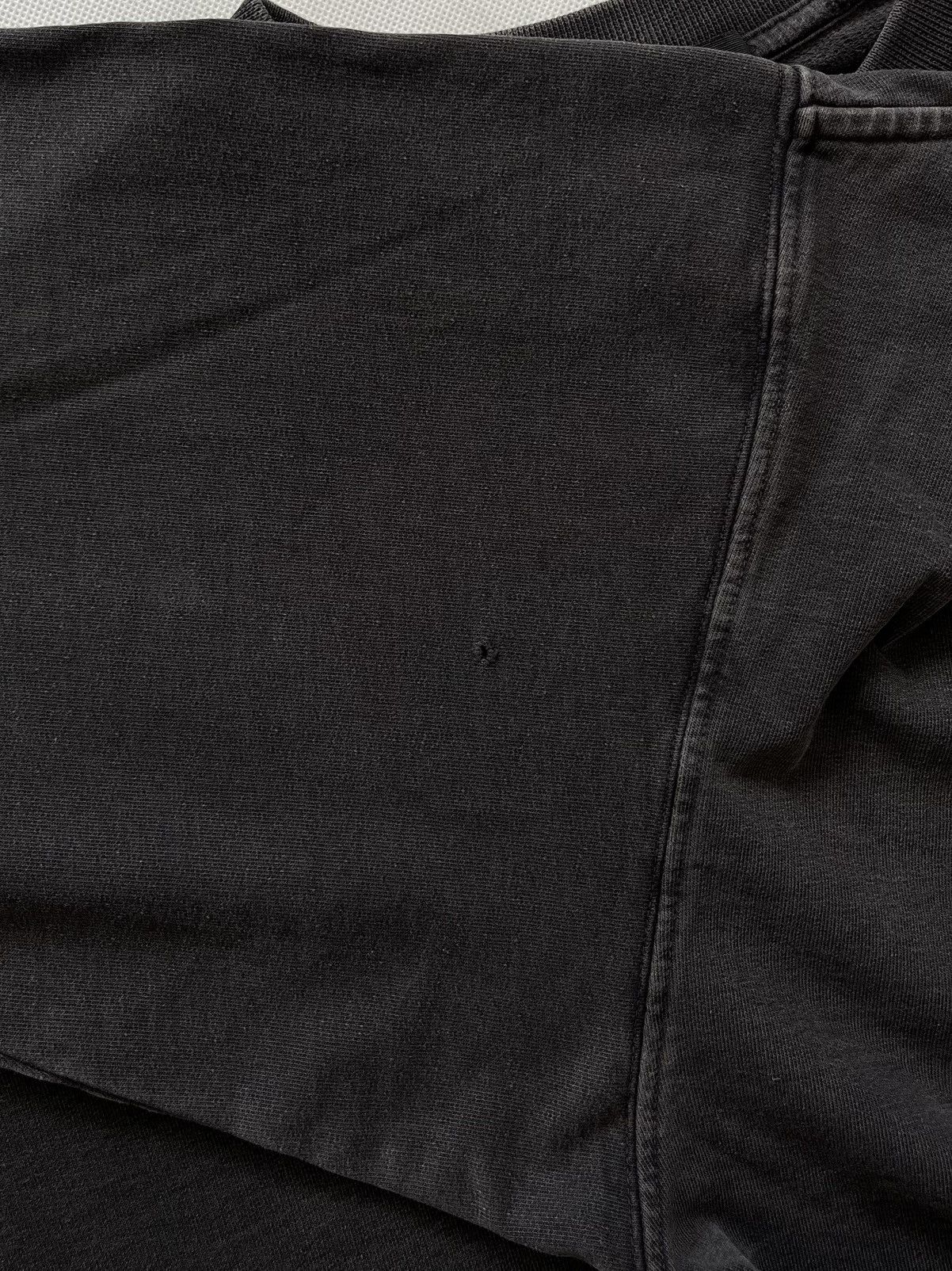 Yeezy YEEZY Season 5 Washed Dark Grey Blank Boxy Fit Crewneck Size US L / EU 52-54 / 3 - 12 Thumbnail