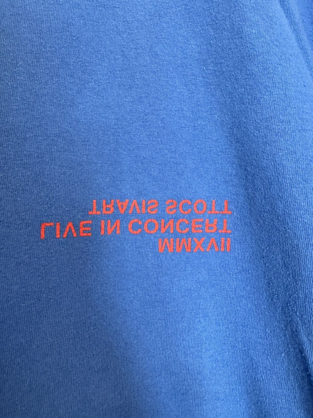Travis Scott × Virgil Abloh Birds In The Trap Virgil Abloh Designed Blue Tour Tee Size US M / EU 48-50 / 2 - 4 Thumbnail