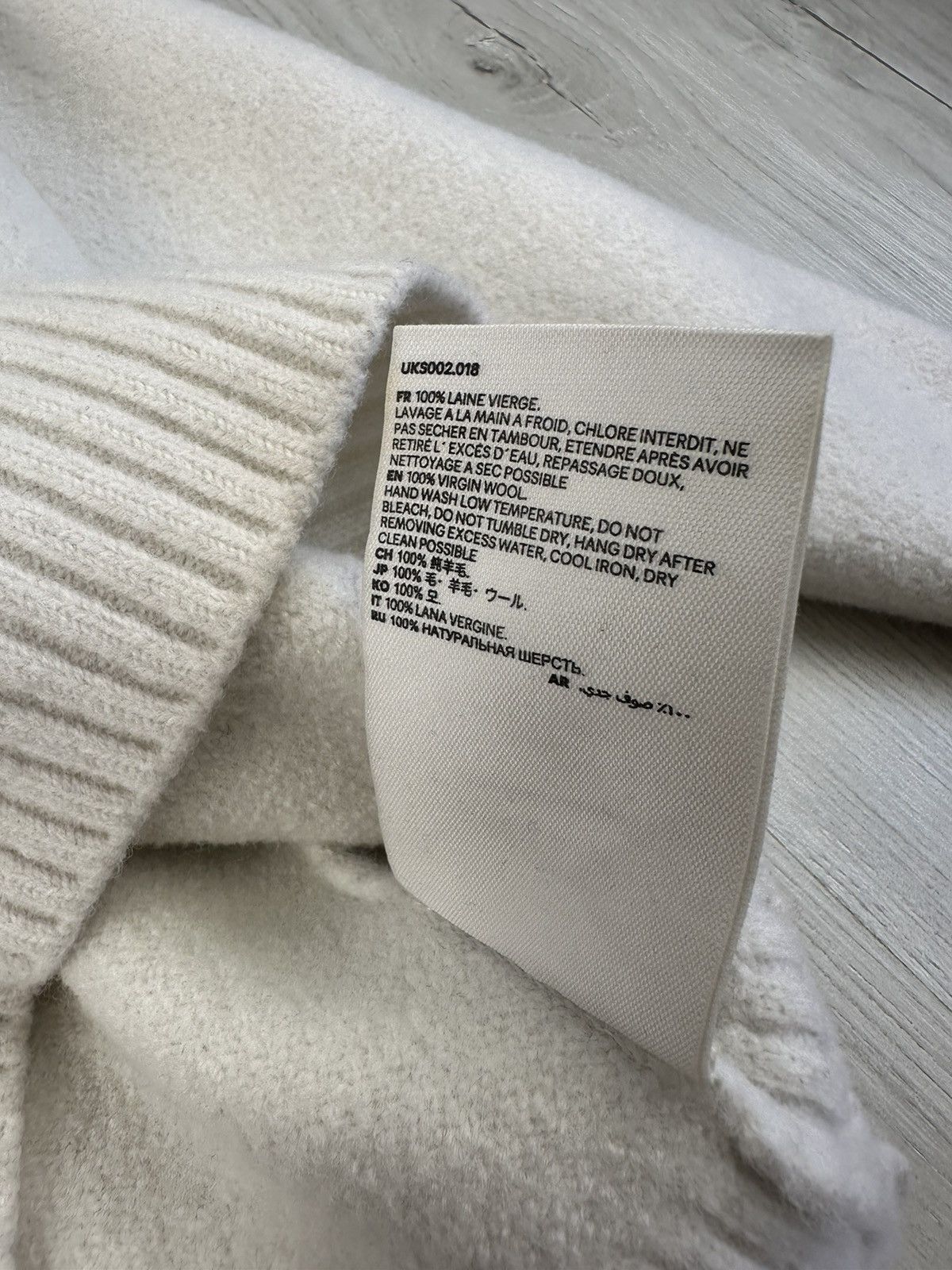 AMI Ami Paris Sweater White Size XS / US 0-2 / IT 36-38 - 8 Thumbnail
