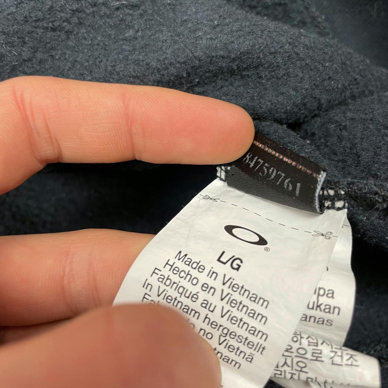 Oakley Oakley Men's Black Cotton Fleece Lined Logo Sweatshirt Large Size US L / EU 52-54 / 3 - 10 Thumbnail
