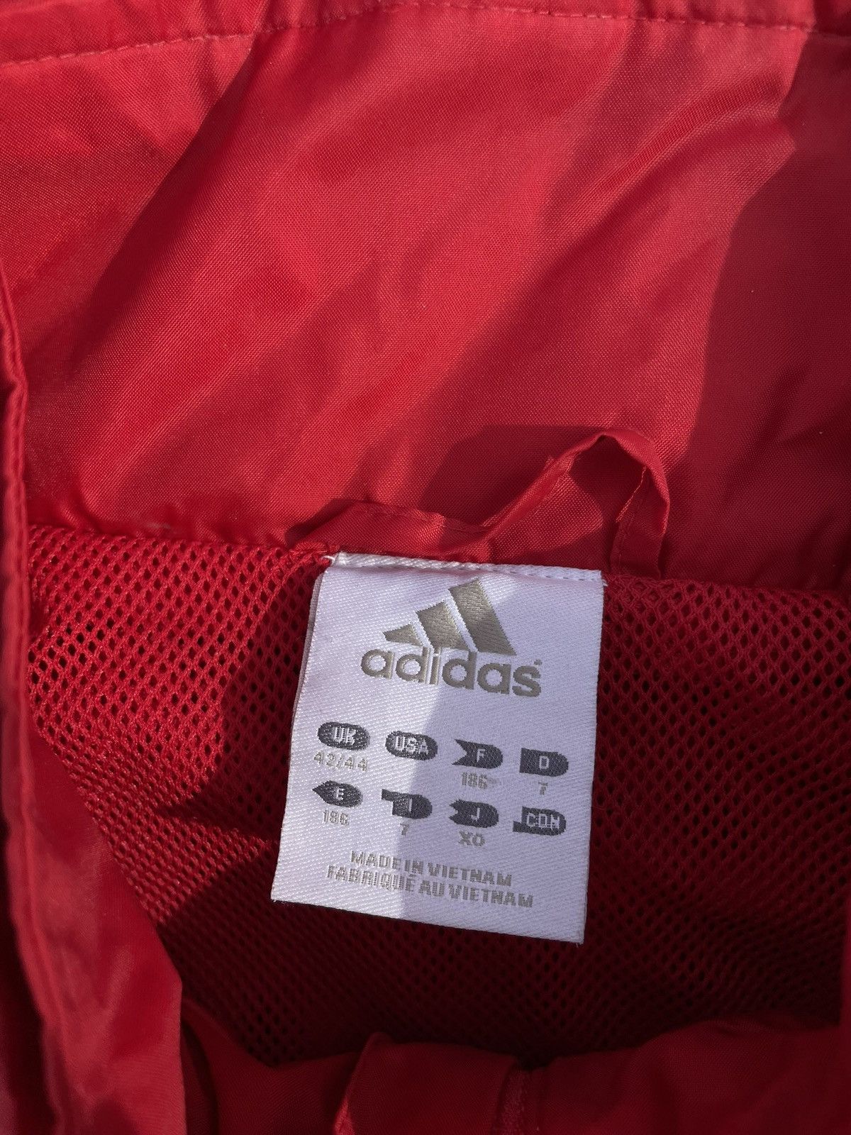 Adidas Adidas Stoke City Training Rain Jacket Windbreaker Soccer Size US XL / EU 56 / 4 - 6 Thumbnail