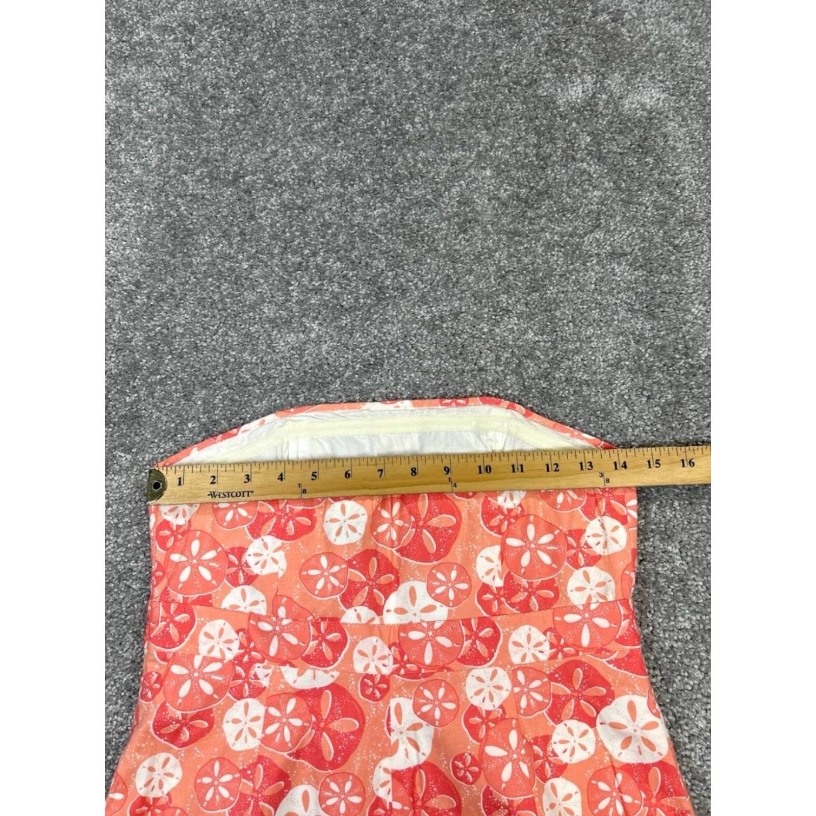 Vineyard Vines Vineyard Vines Dress Womens 4 Orange White Cotton Bodycon Size S / US 4 / IT 40 - 4 Thumbnail