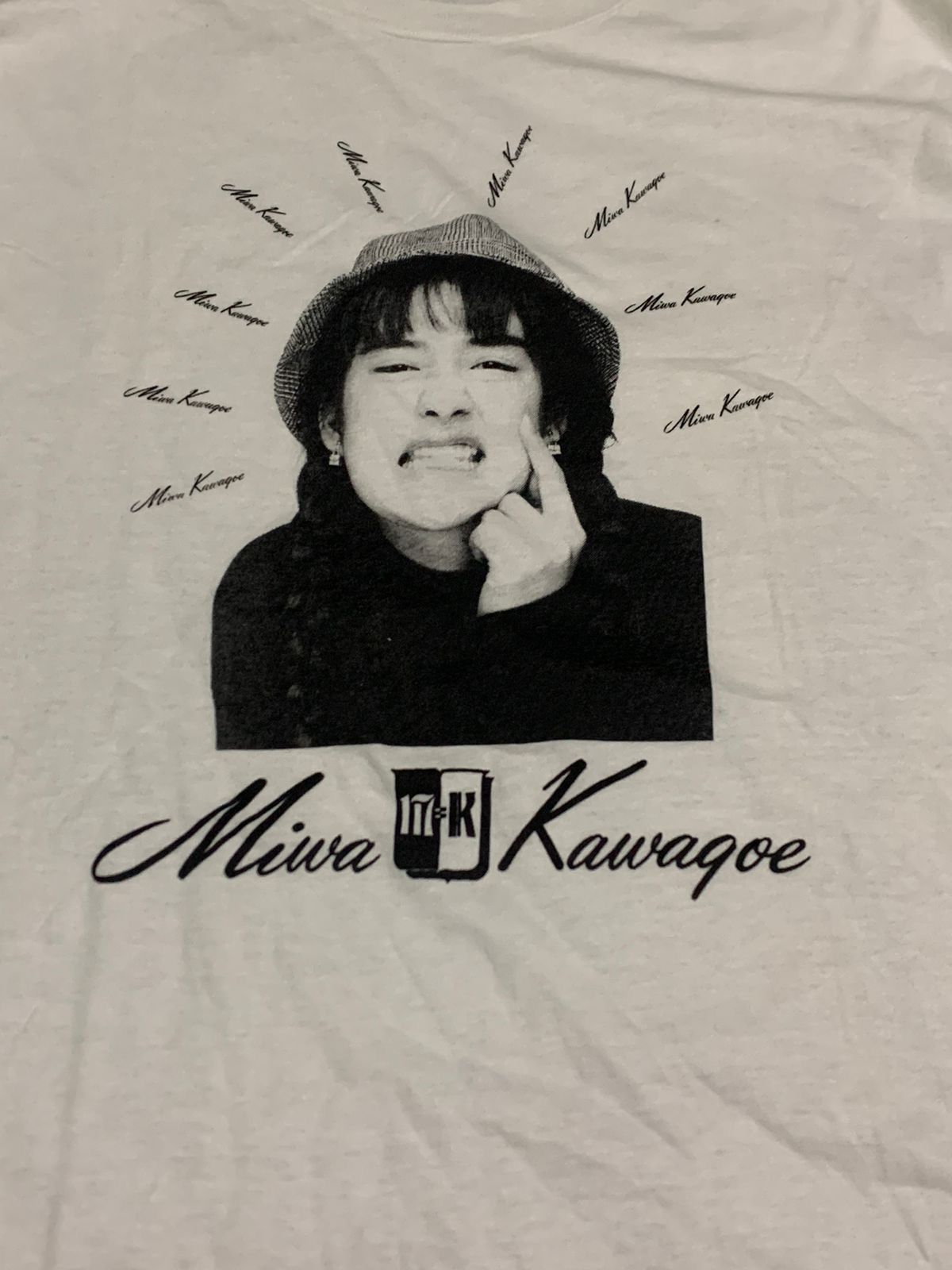 Band Tees × Vintage Vintage 1990s Miwa Kawagoe Japanese Singer Tee Size US L / EU 52-54 / 3 - 2 Thumbnail