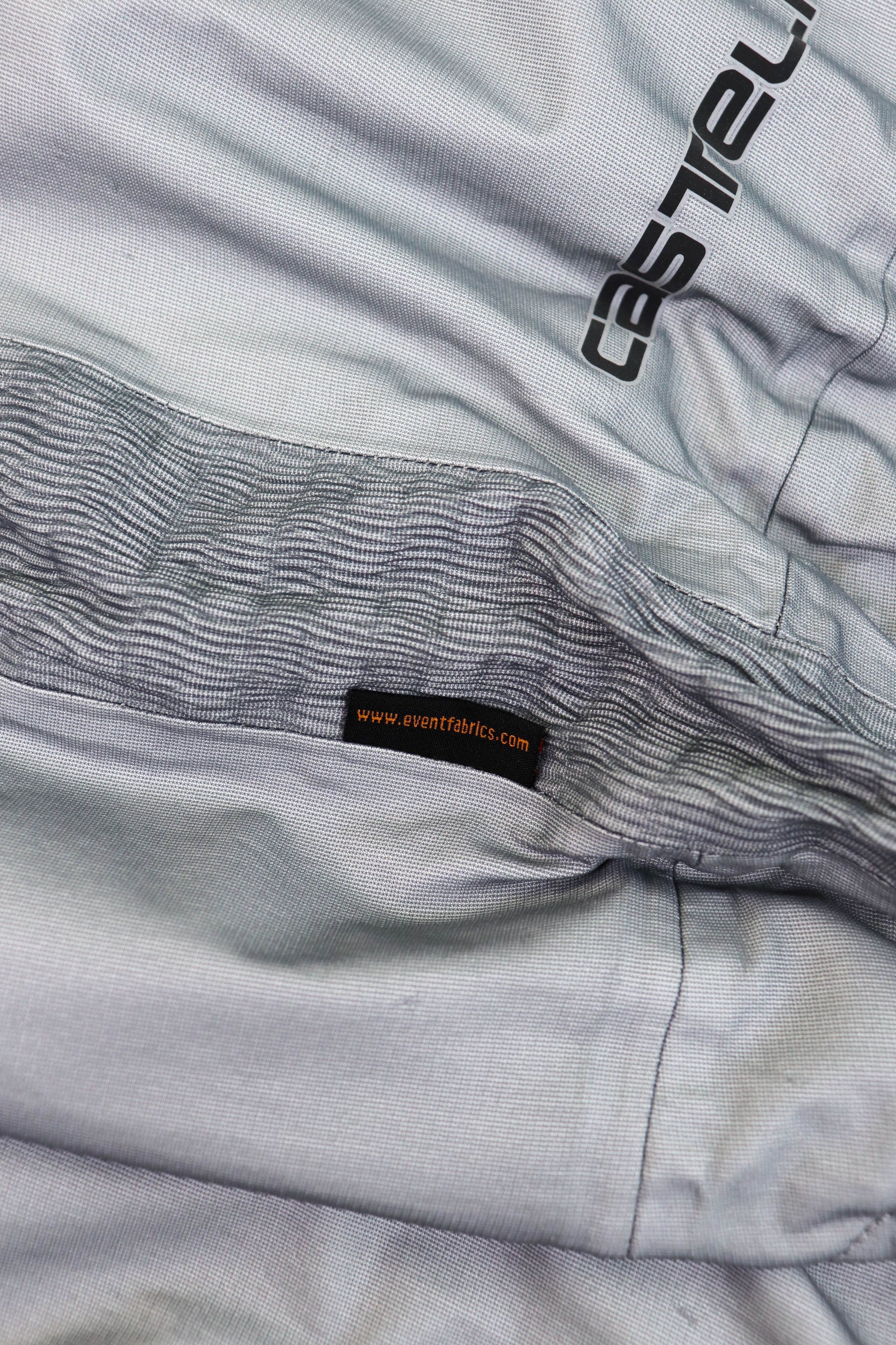 Other CASTELLI Event Waterproof Fabric Silver Gray Cycling Jacket Size US L / EU 52-54 / 3 - 8 Thumbnail