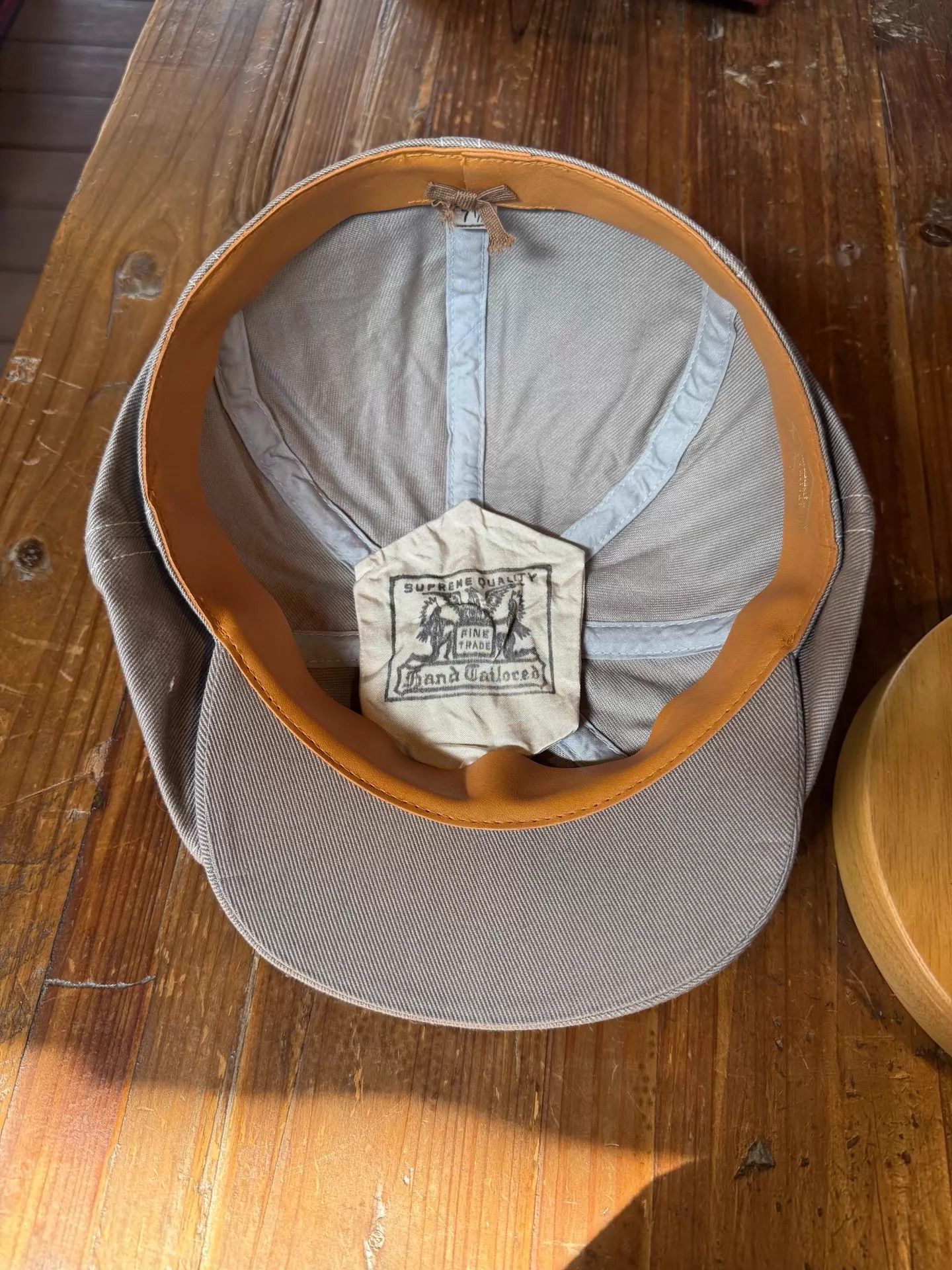 At Last & Co. Gray Classic Newsboy Cap 7½ Mint