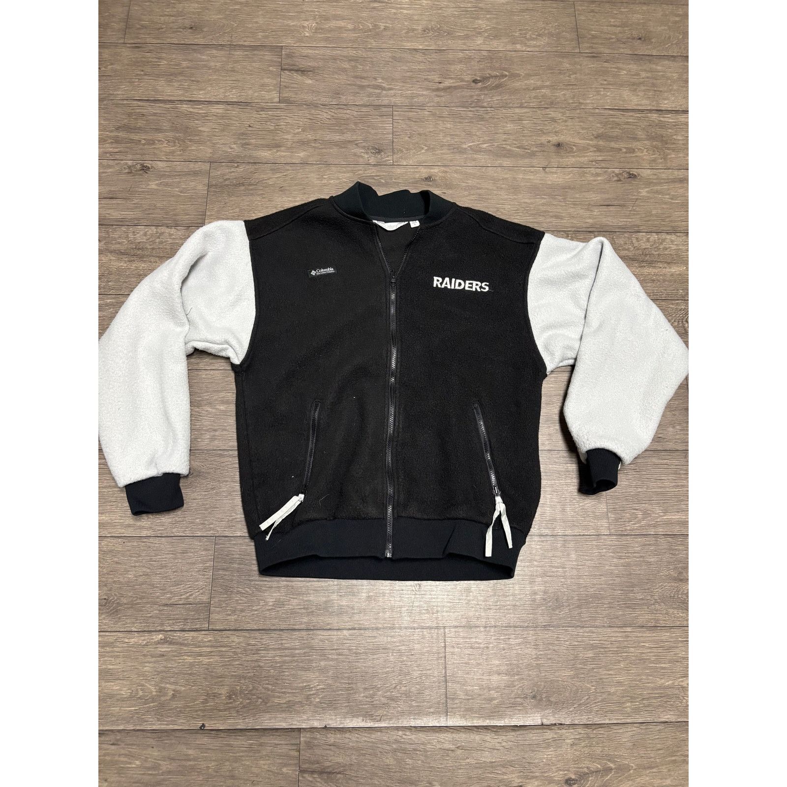 Columbia × NFL × Vintage VTG Columbia Oakland Raiders Jacket L NFL Coach Club Black Size US L / EU 52-54 / 3 - 10 Thumbnail