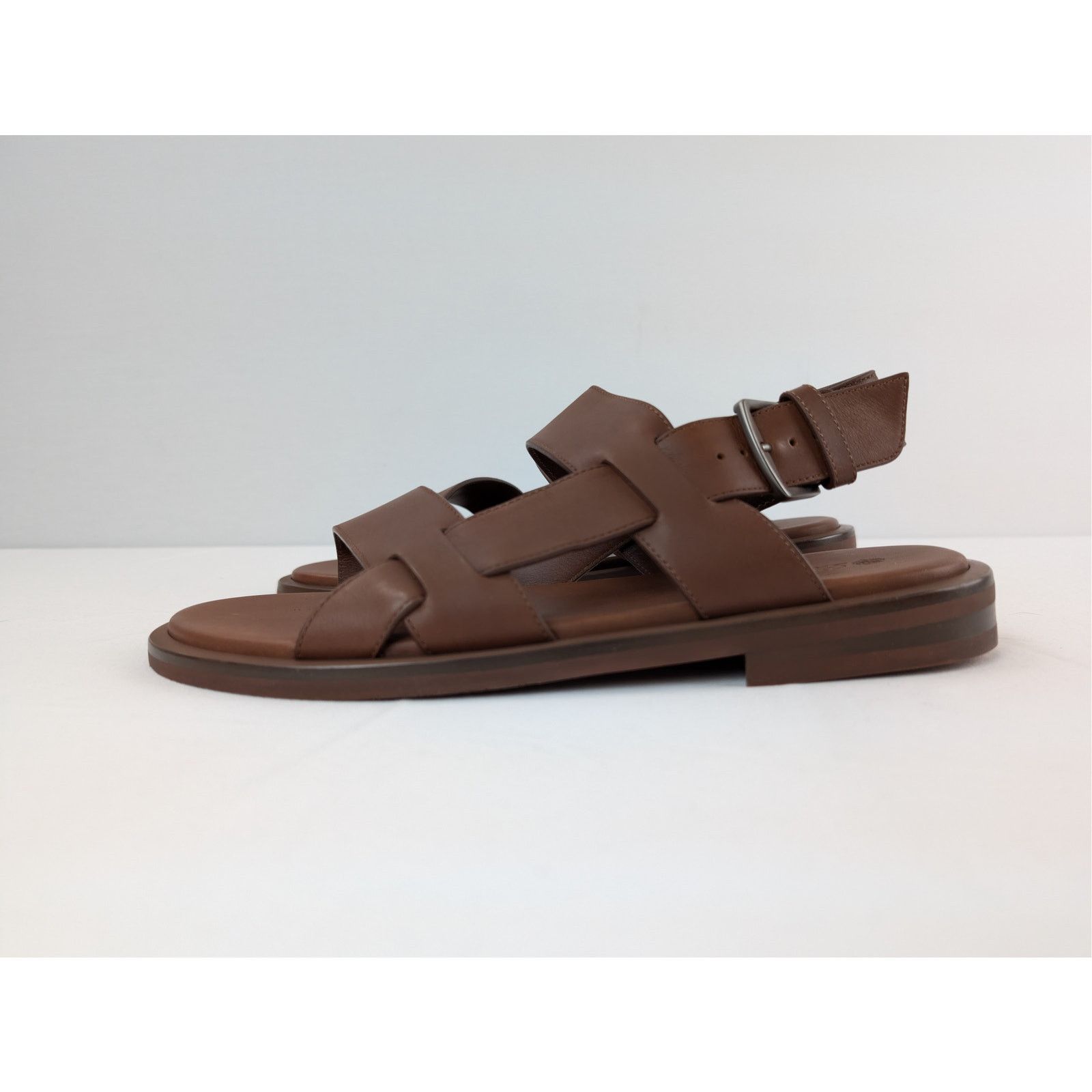 Loro Piana o1rshd1 Slide Sandal Walk Kudu in Aestival Brown Size US 12 / EU 45 - 11 Thumbnail