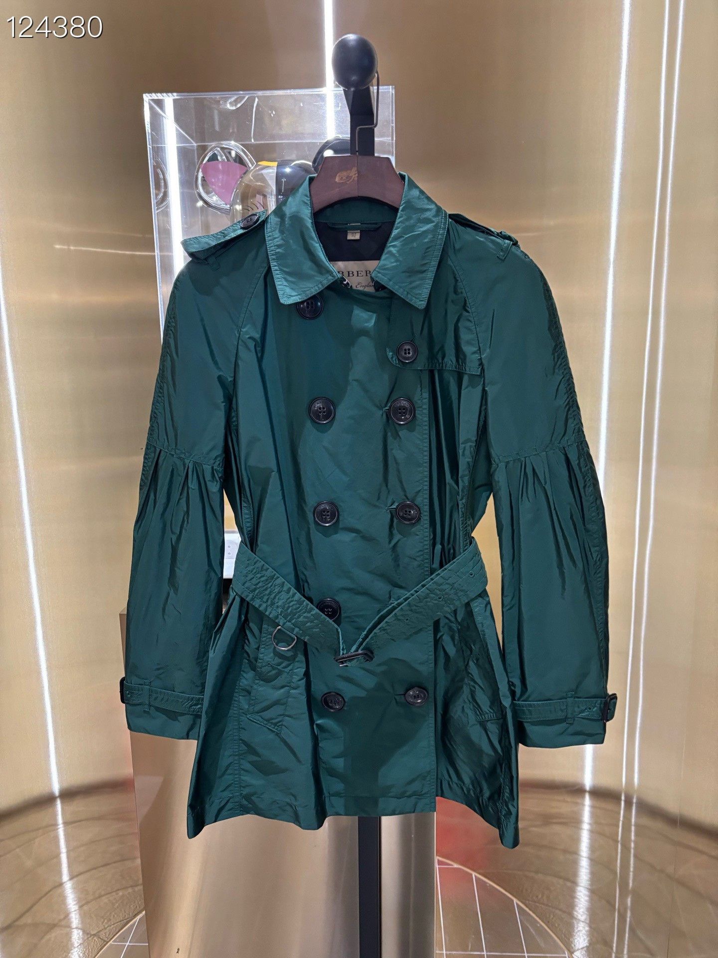 Burberry Burberry Olive Green Trench Coat UK10 Size M / US 6-8 / IT 42-44 - 1 Thumbnail