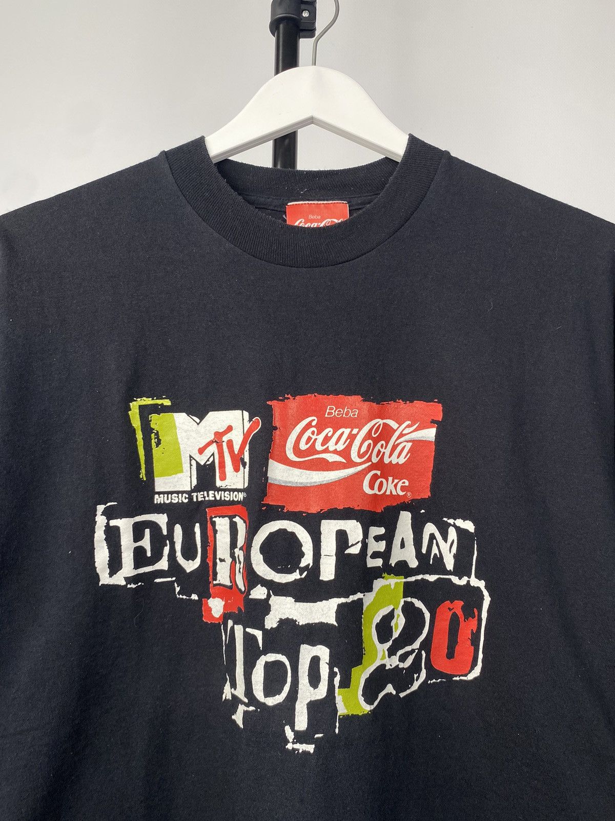 Band Tees × Japanese Brand × Vintage Vintage Coca-Cola T-shirt 90s AmericanWear Y2K Casual Style Size US L / EU 52-54 / 3 - 3 Thumbnail