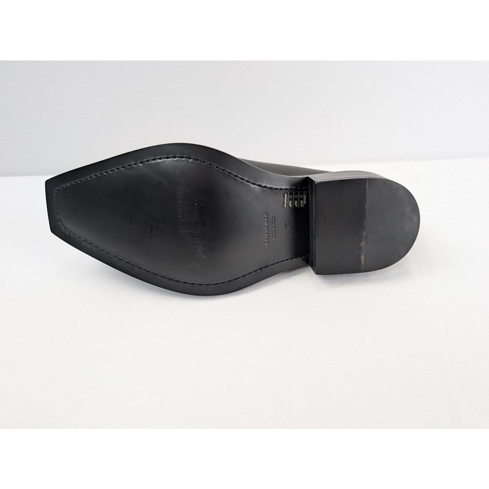Balenciaga o1rshd1 New Matt Calfskin Santiago Mule Sandal in Black Size US 9 / EU 42 - 13 Thumbnail