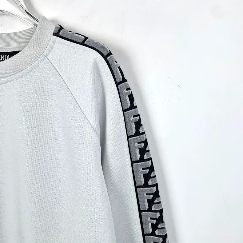 Fendi Fendi White Logo Long Sleeve Sweatshirt Size US XS / EU 42 / 0 - 3 Thumbnail