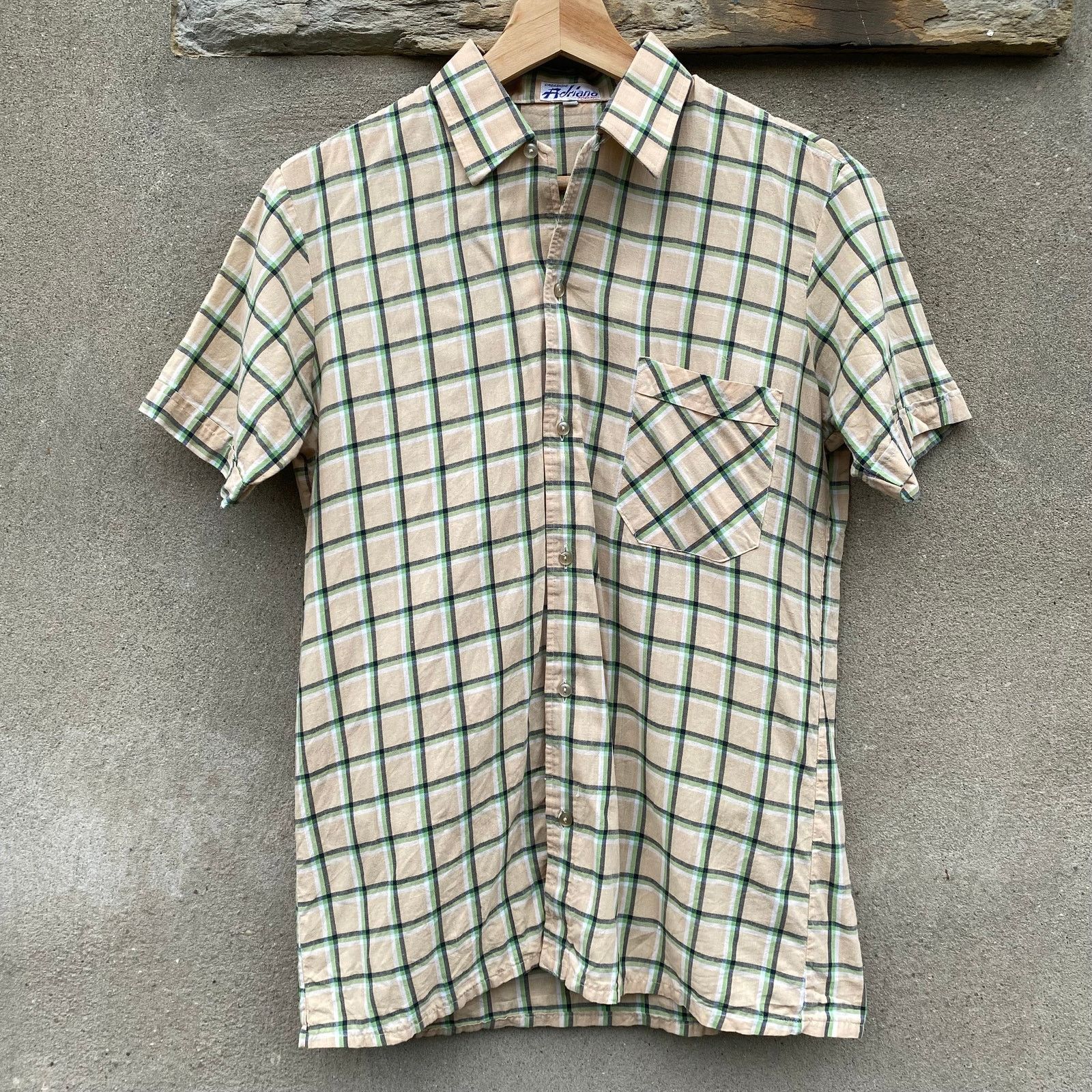 Vintage Vintage Adriana Plaid Short Sleeve Button Down Shirt 70s Size US S / EU 44-46 / 1 - 1 Thumbnail