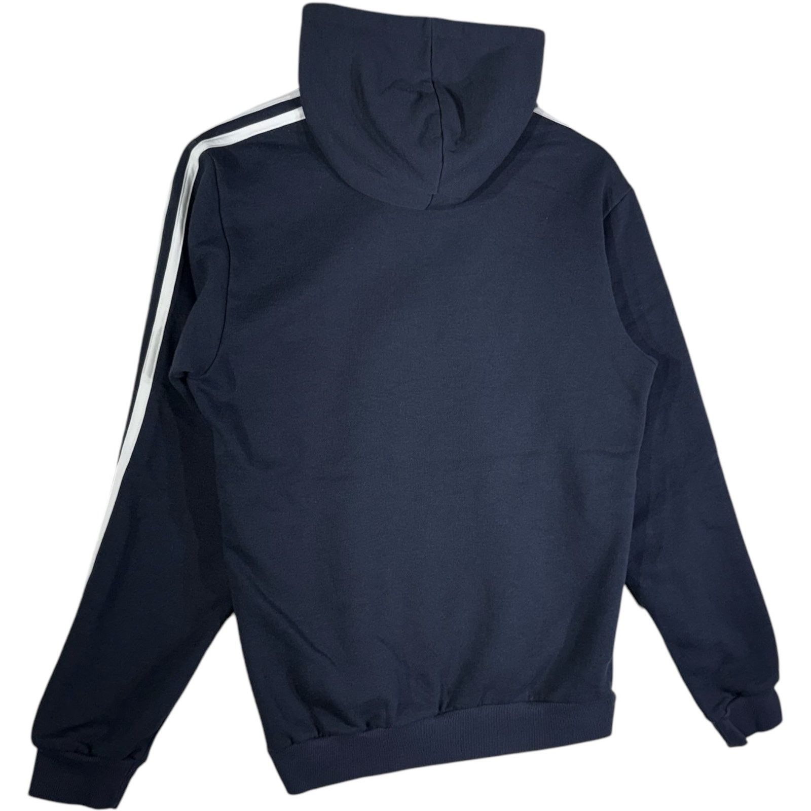 Adidas Adidas Big Logo Striped Sleeves Pullover Hoodie Size US S / EU 44-46 / 1 - 8 Thumbnail