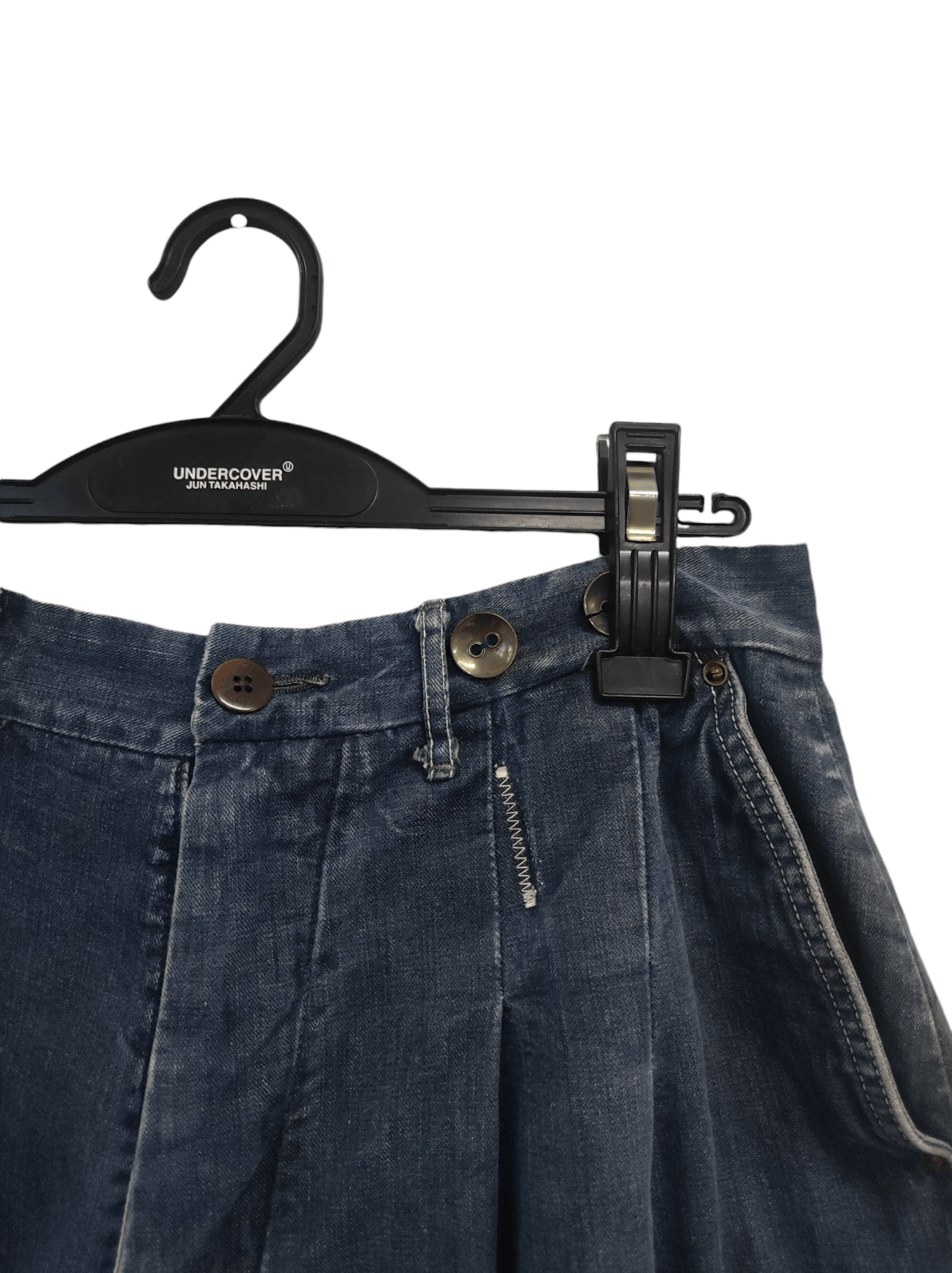 Japanese Brand Kapital Baggy Short Pants Kapital suspended button Size US 32 / EU 48 - 3 Thumbnail