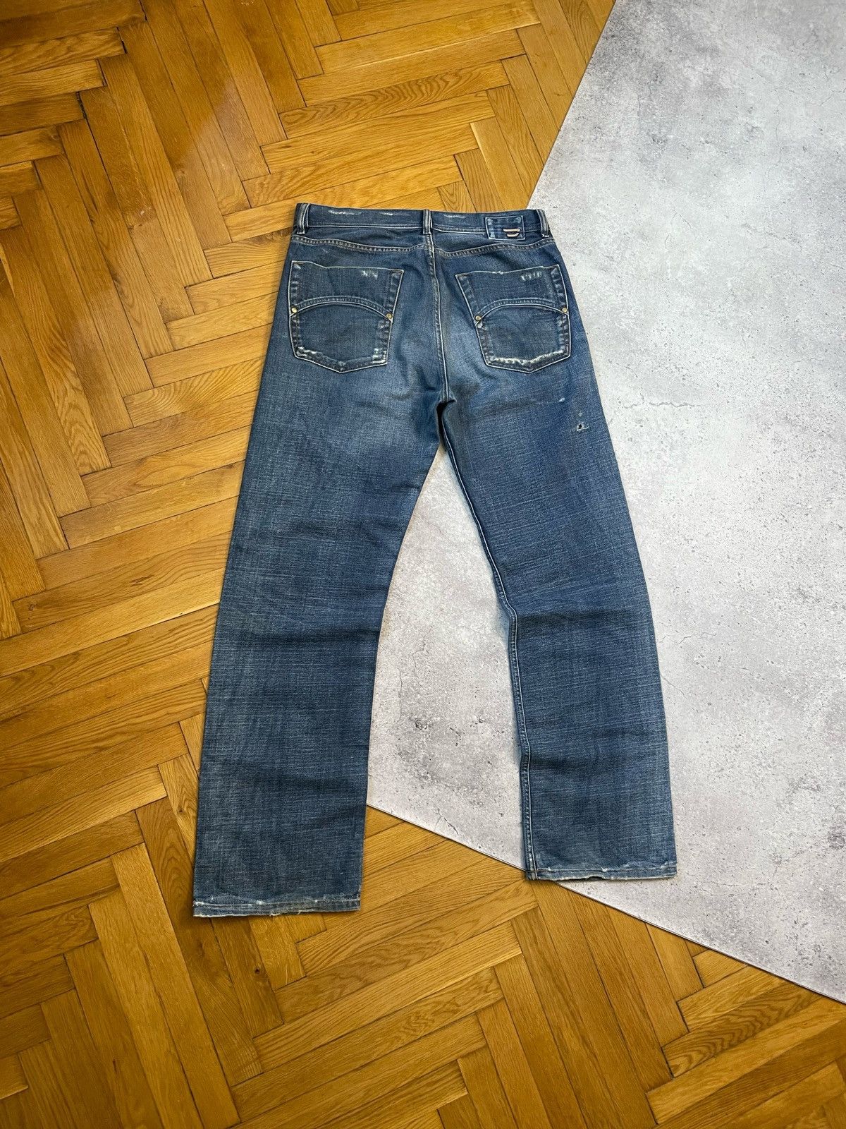 Diesel × Diesel Black Gold Vintage Y2K Diesel Dirty Faded Distressed Pants Mens Size 32 Size US 32 / EU 48 - 1 Thumbnail
