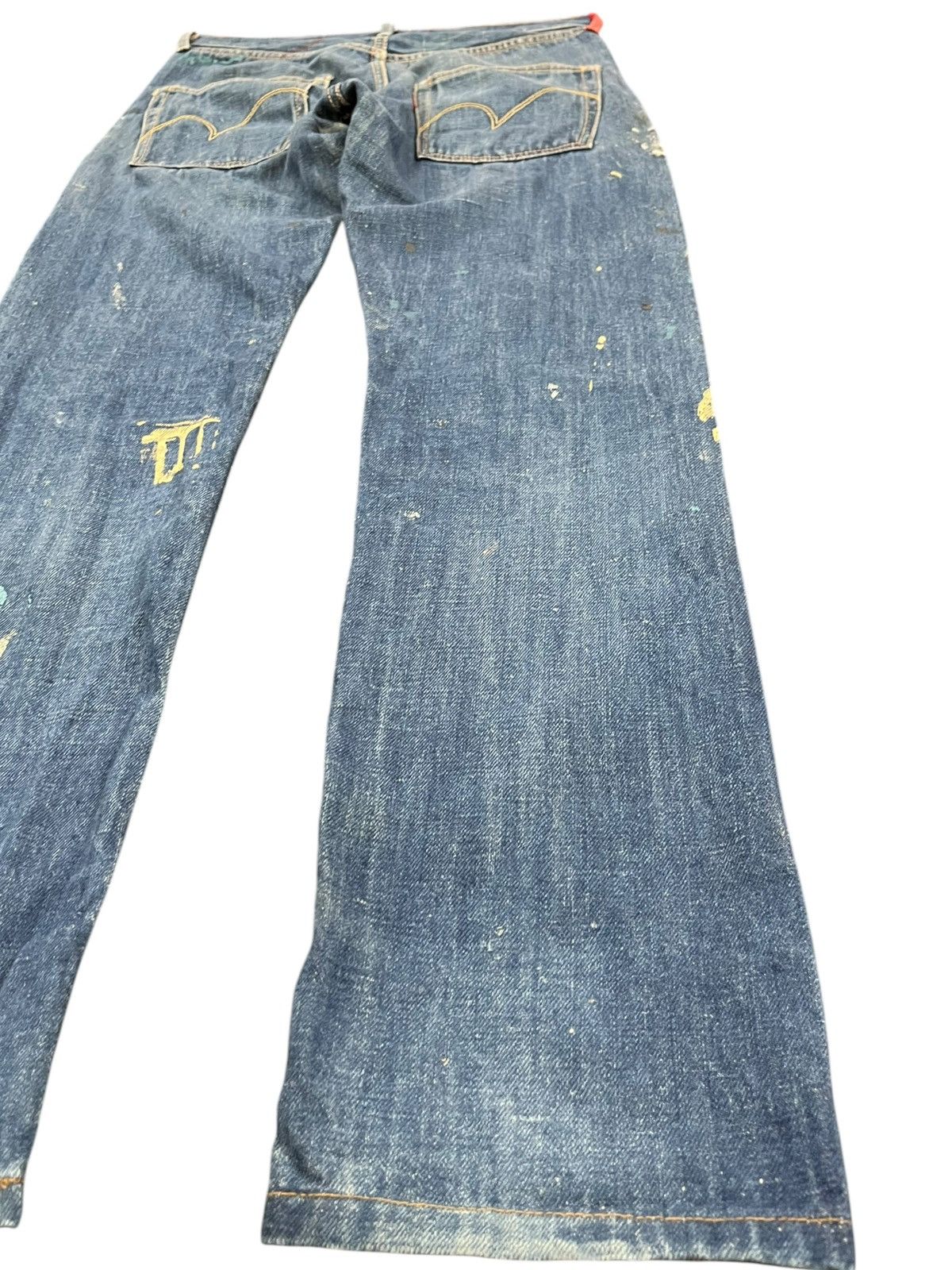 LVC × Levi's × Levi's Vintage Clothing Vintage Levi’s 201 Selvedge Paint Splatter Denim Size US 32 / EU 48 - 10 Thumbnail