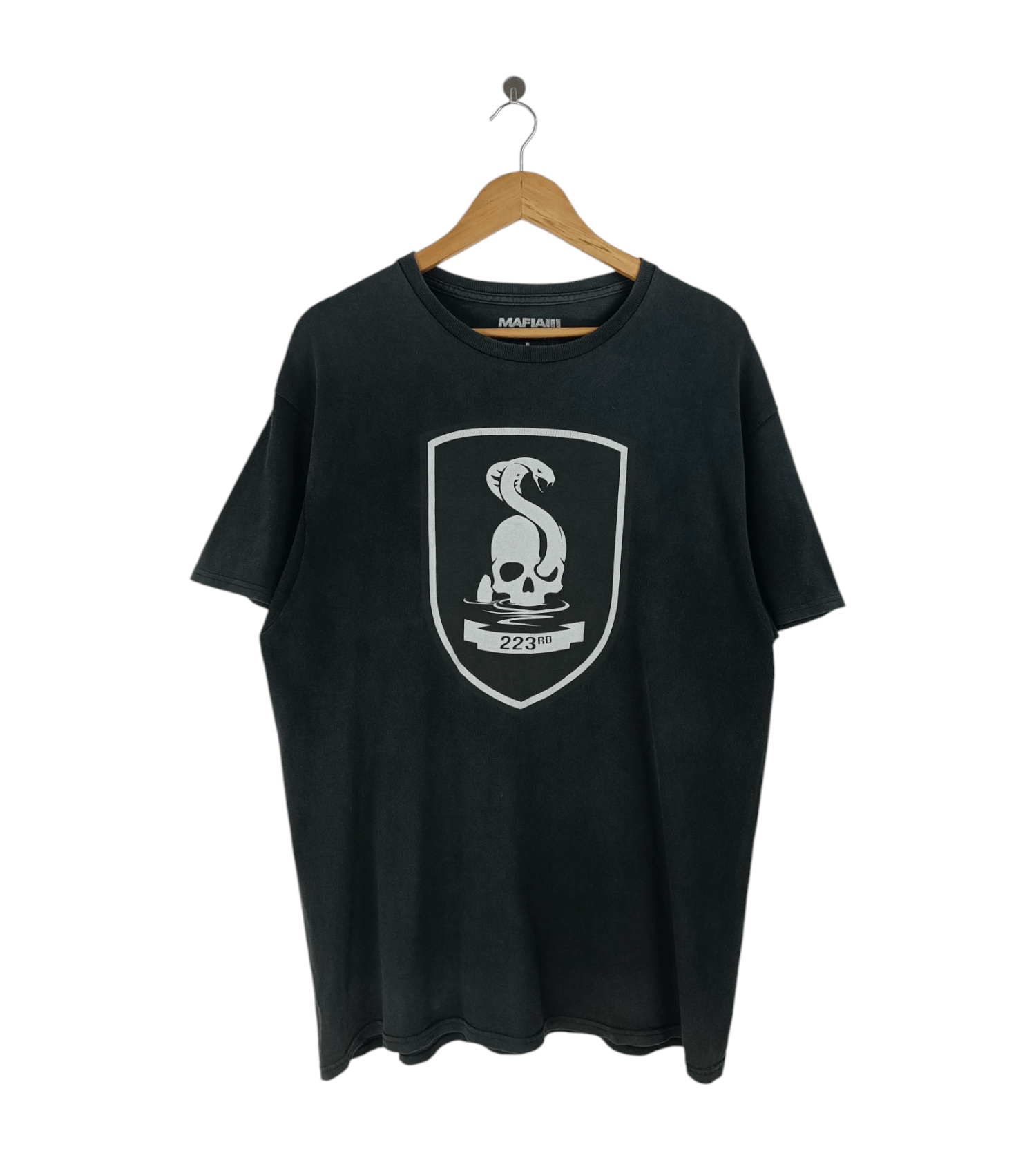Microsoft VINTAGE 2016 FADED MAFIA III GAME 223 SNAKE LOGO TEE cod gta Size US L / EU 52-54 / 3 - 1 Thumbnail